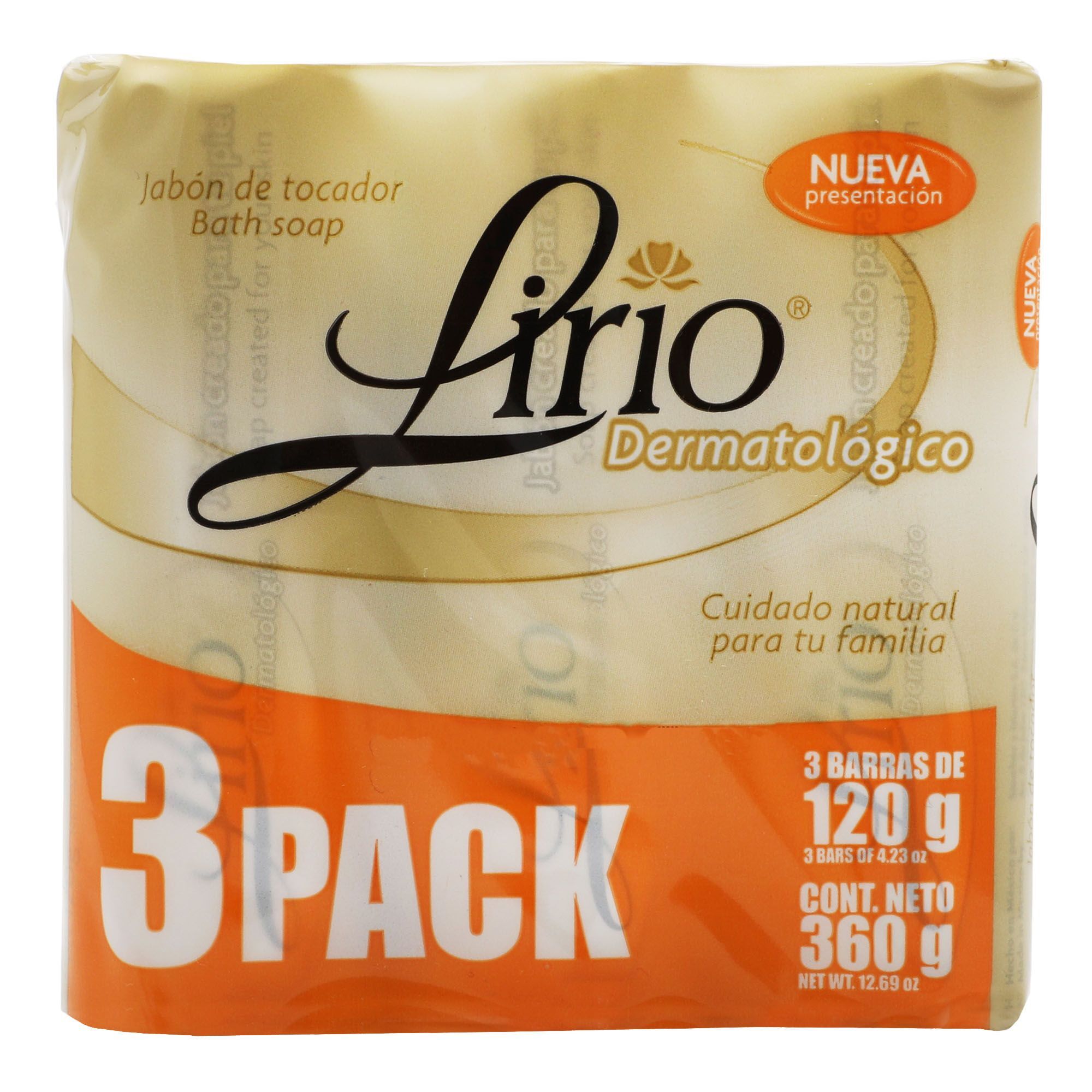 Jabon Dermatologico 200grs Lirio 3.0 Pza
