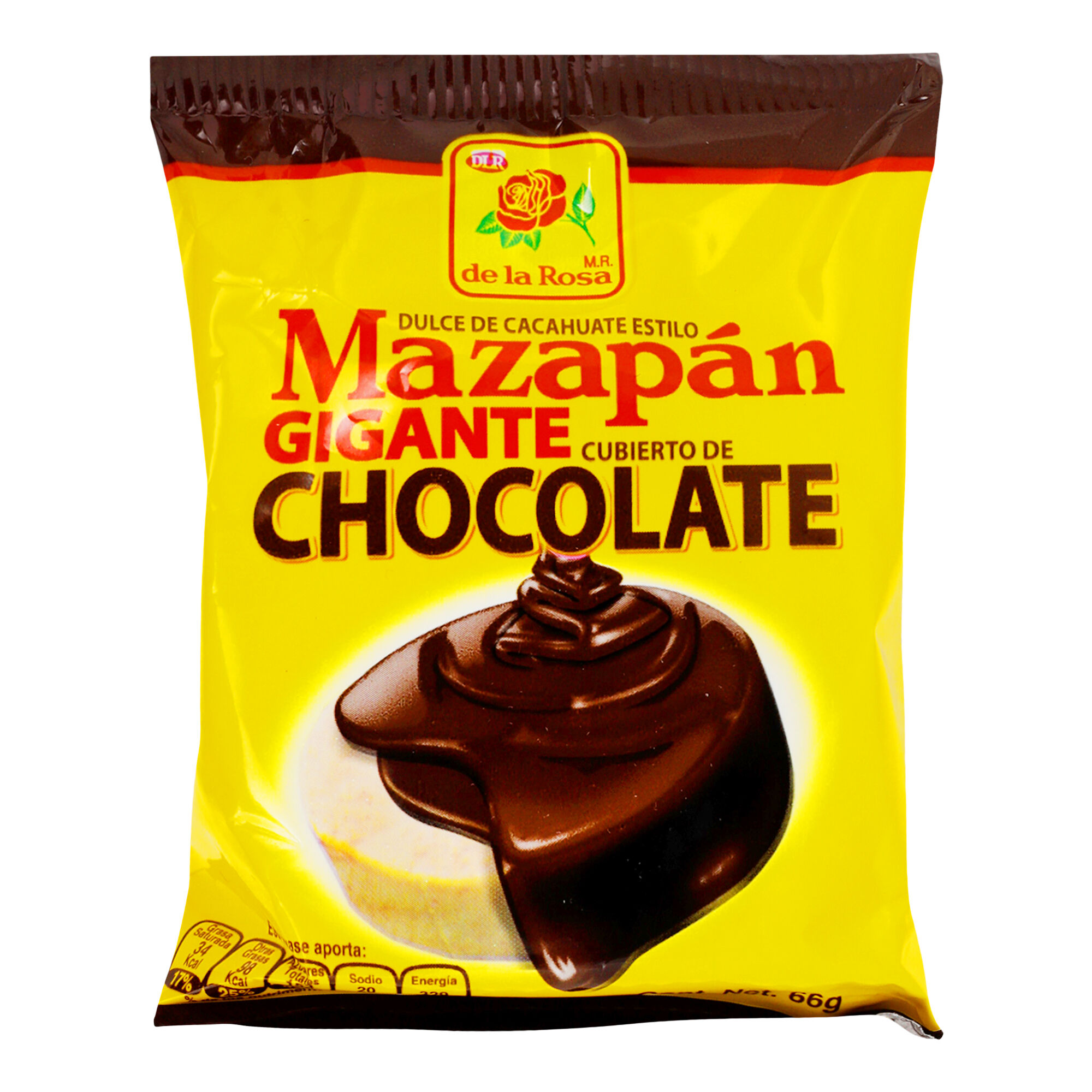 Mazapan Gte Con Chocolate De La Rosa 60.0 Gr