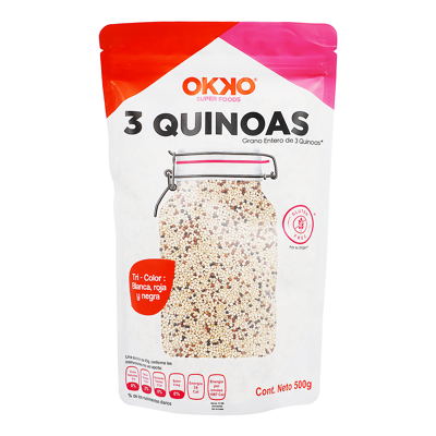 3 Quinoa Tricolor Okko 500.0 Gr