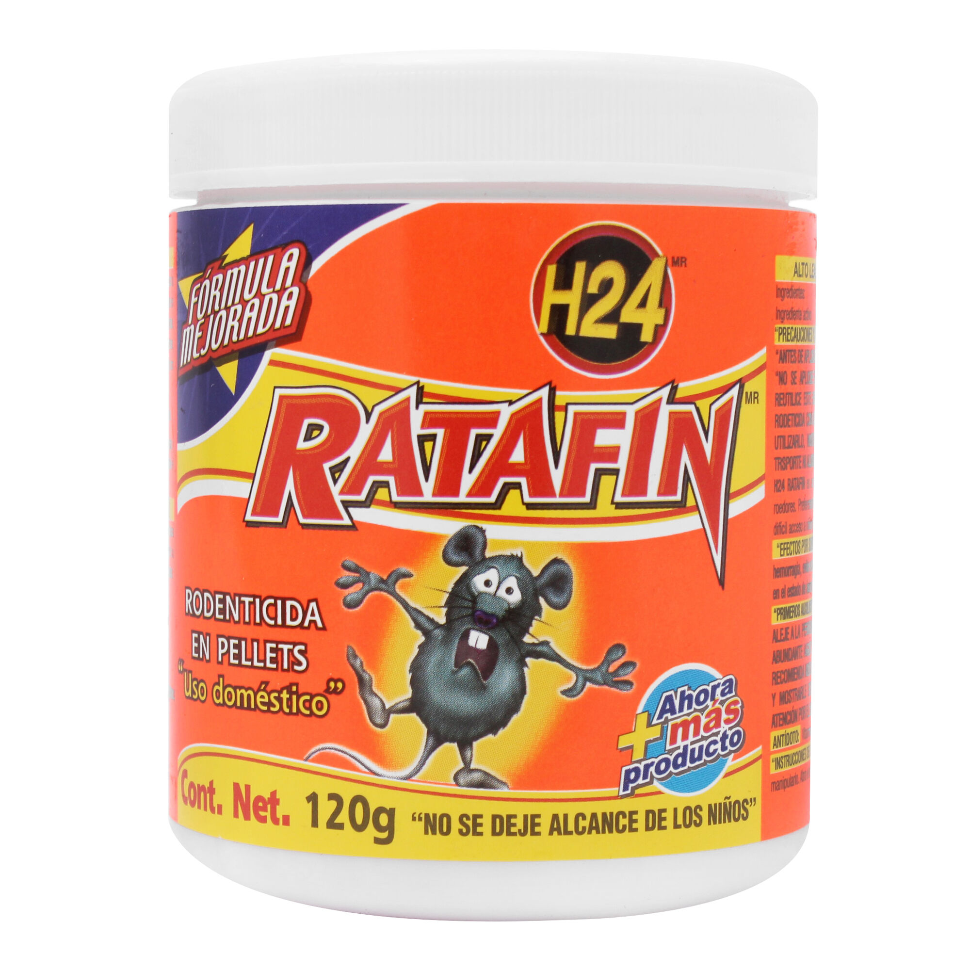 Rodenticida Ratafin H 24 120.0 Gr
