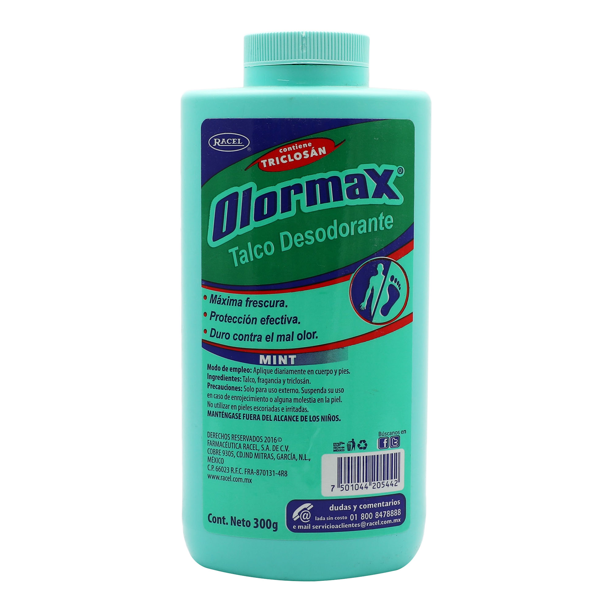 Talco Verde Olormax 300.0 Gr