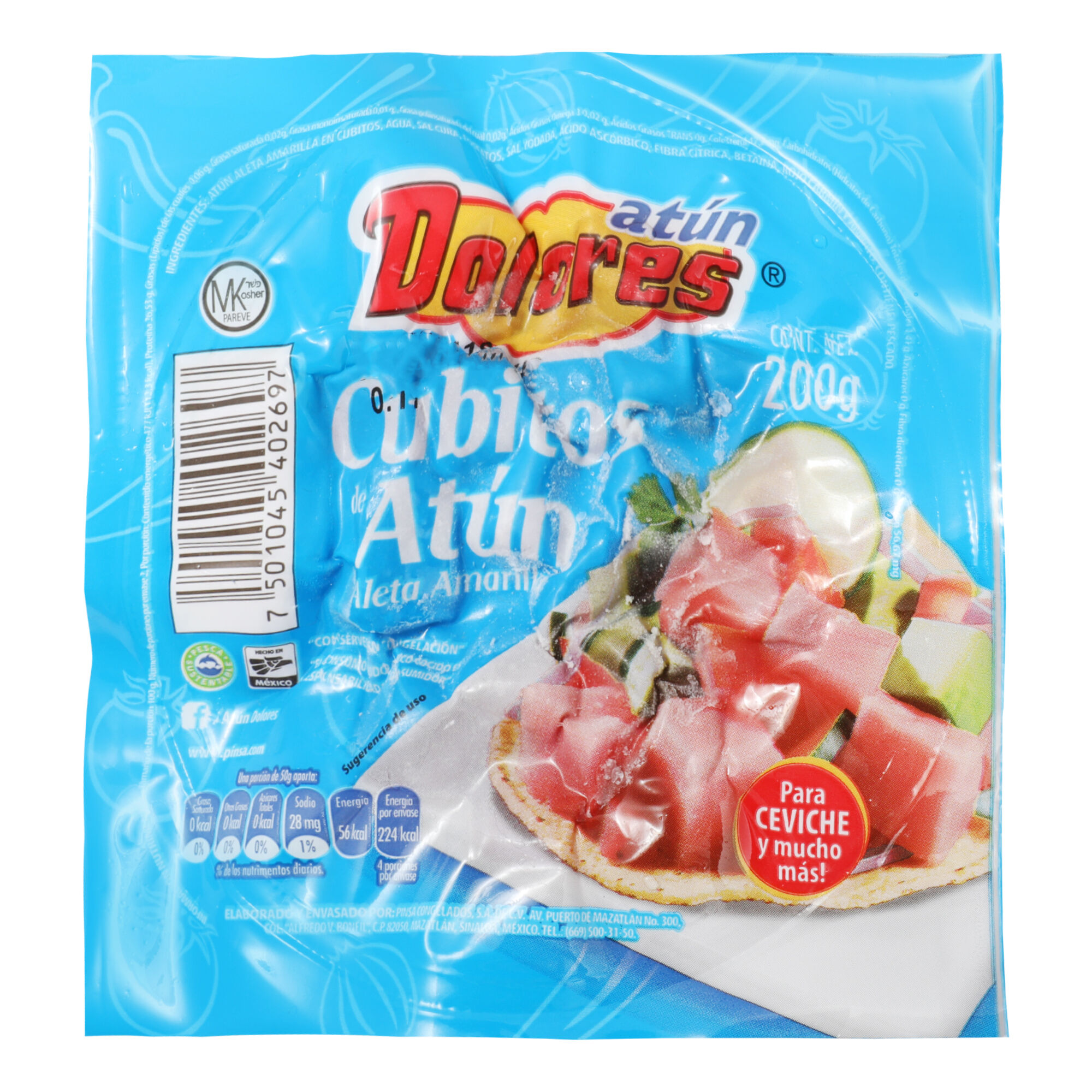 Cubitos De Atun Dolores 200.0 Gr
