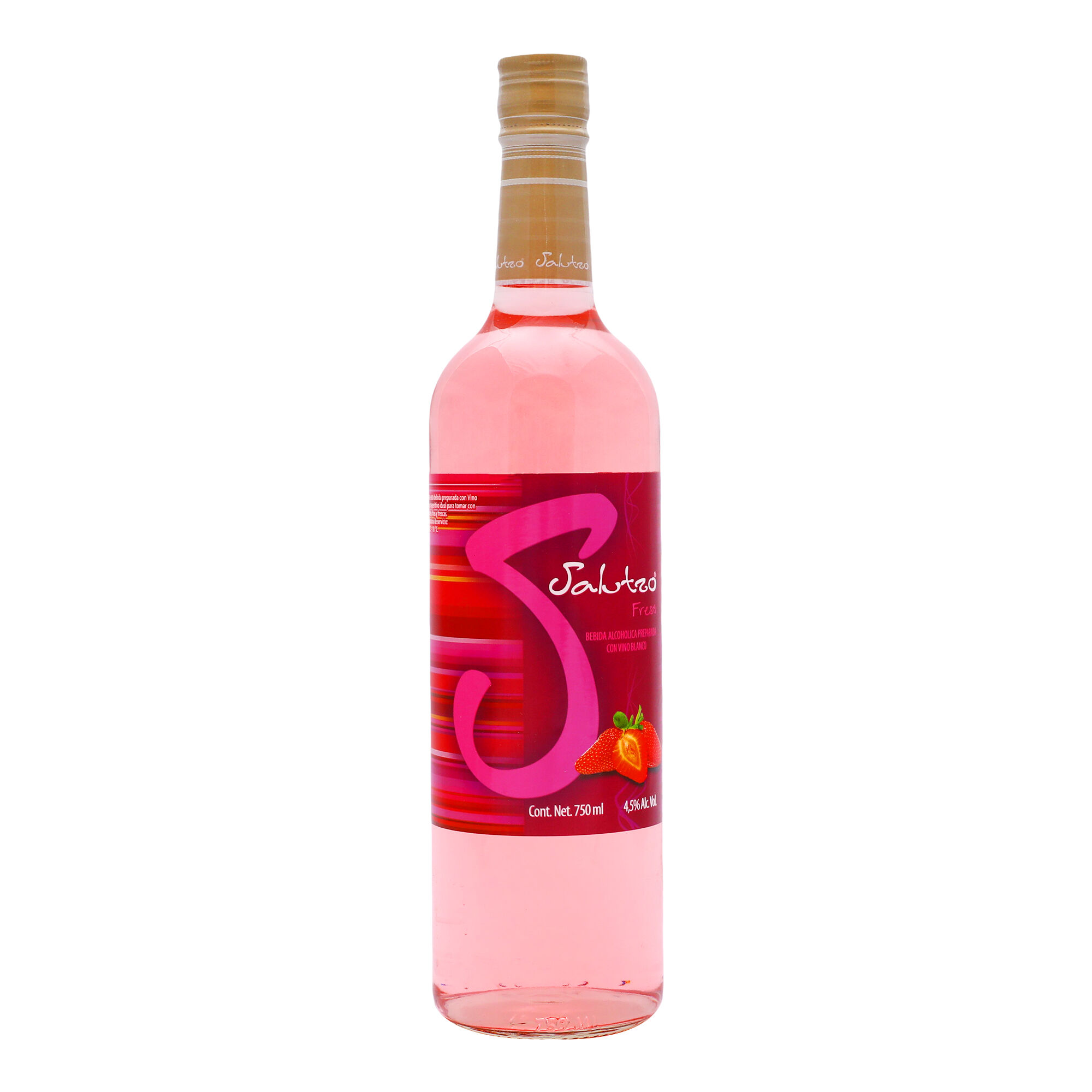 Bebida Refrescante Fragolissima Salutzo 750.0 Ml