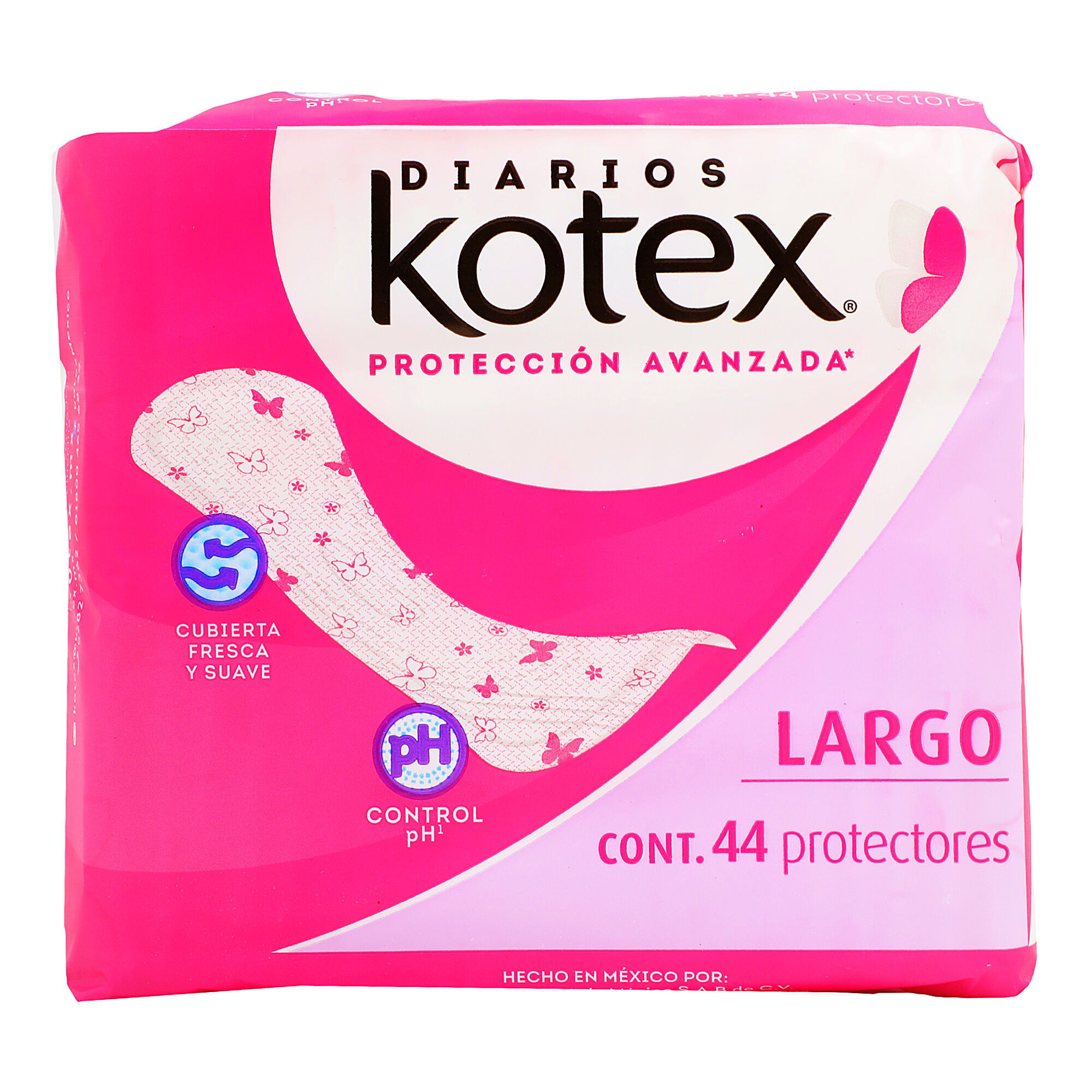 Protectores Diarios Largos Kotex 44.0 Pza