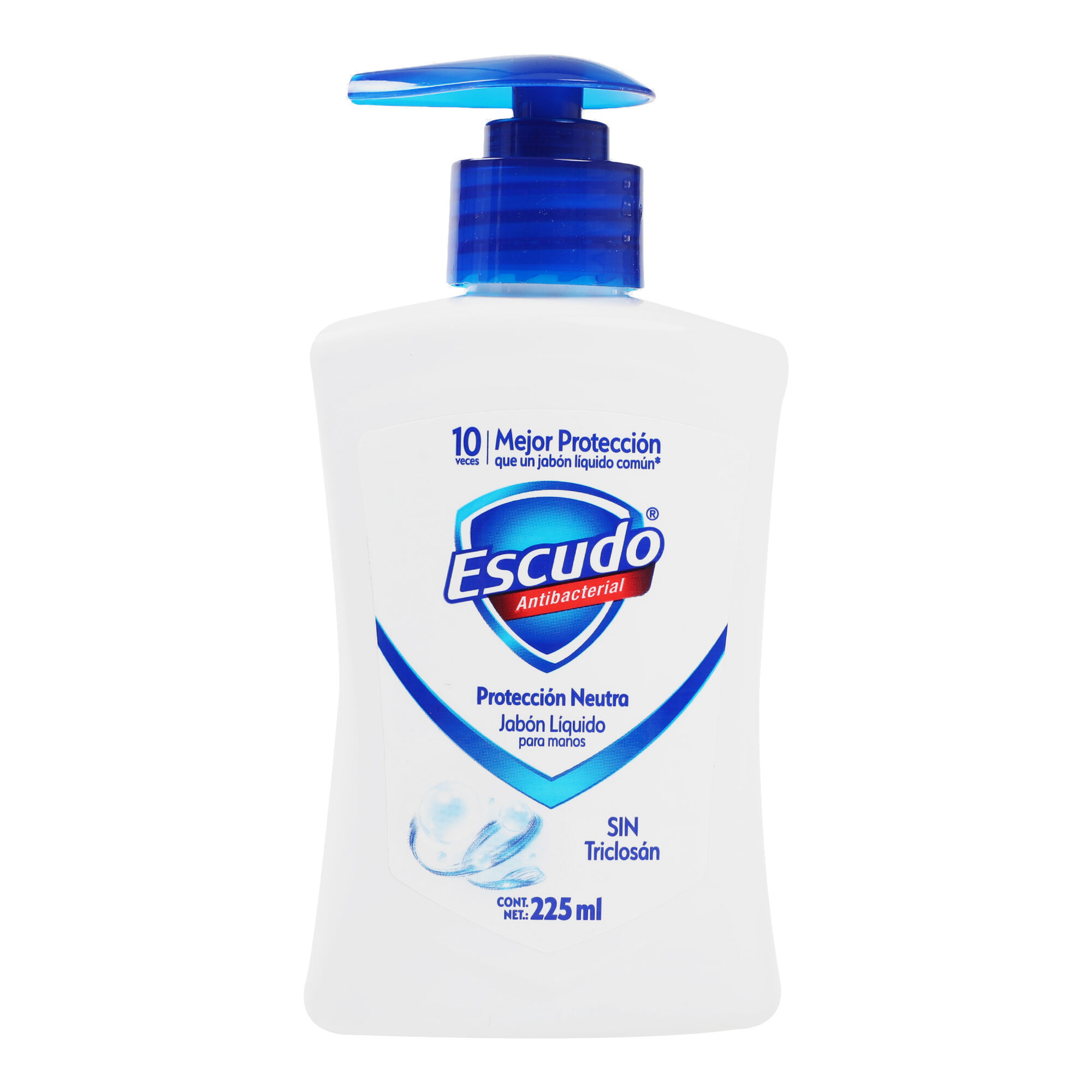 Jabon Liquido Para Manos Neutro Escudo 225.0 Ml