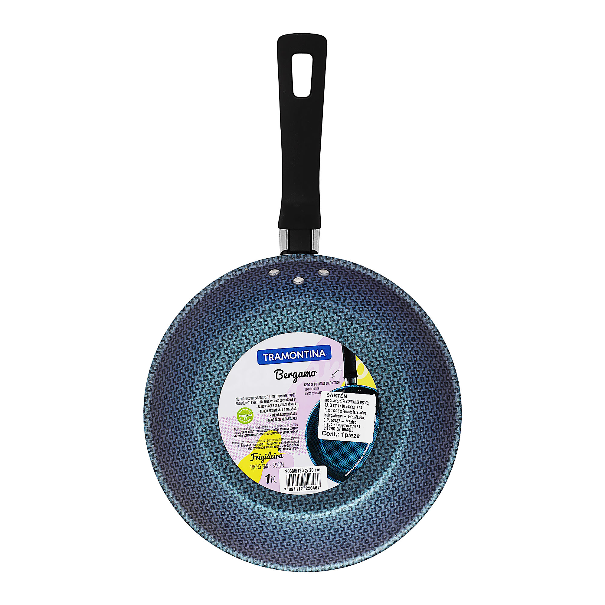 Sarten 20 Cm Ber Azul Tramontina 1 0 Pza