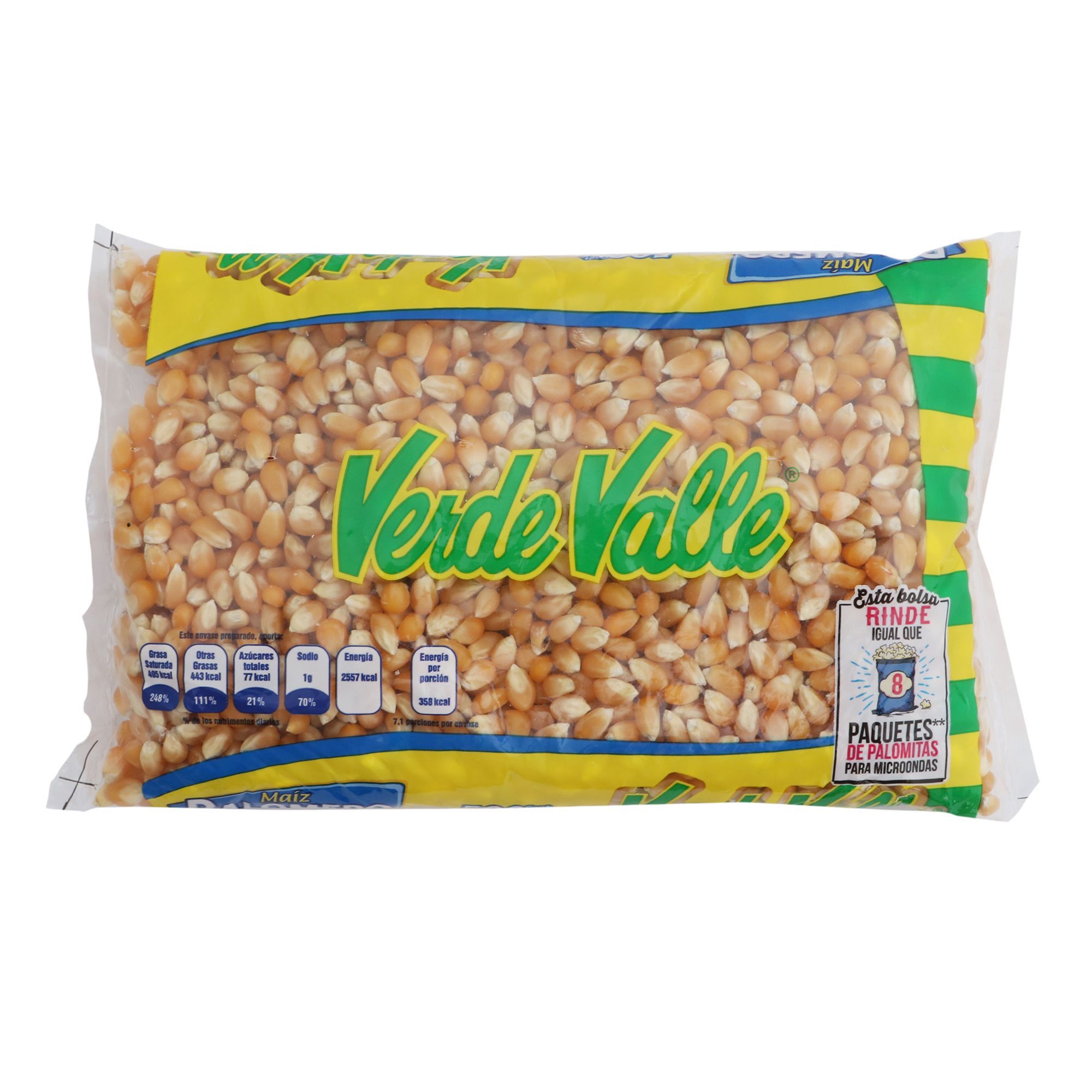 Maiz Palomero Verde Valle 500.0 Gr
