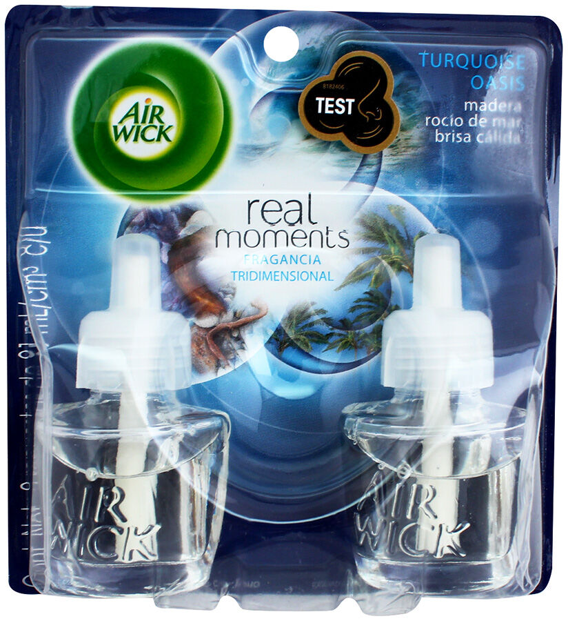 Aromatizante Electrico 2pack Turquoise Oasis Air Wick 21.
