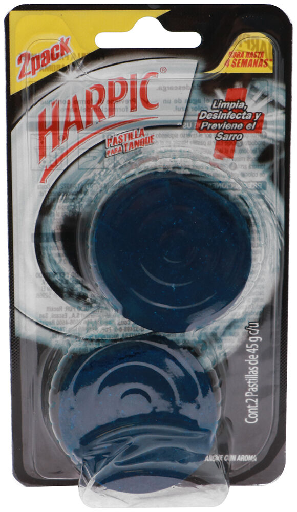 Pastilla Sanitaria Frescura Marina 90gm Harpic 2.0 Pza