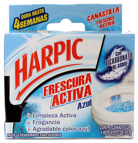 Pastilla Sanitaria Fresc Activa Azul Harpic 35.0 Gr