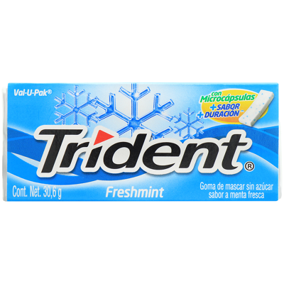Val U Pack Freshmint Trident 30.6 Gr