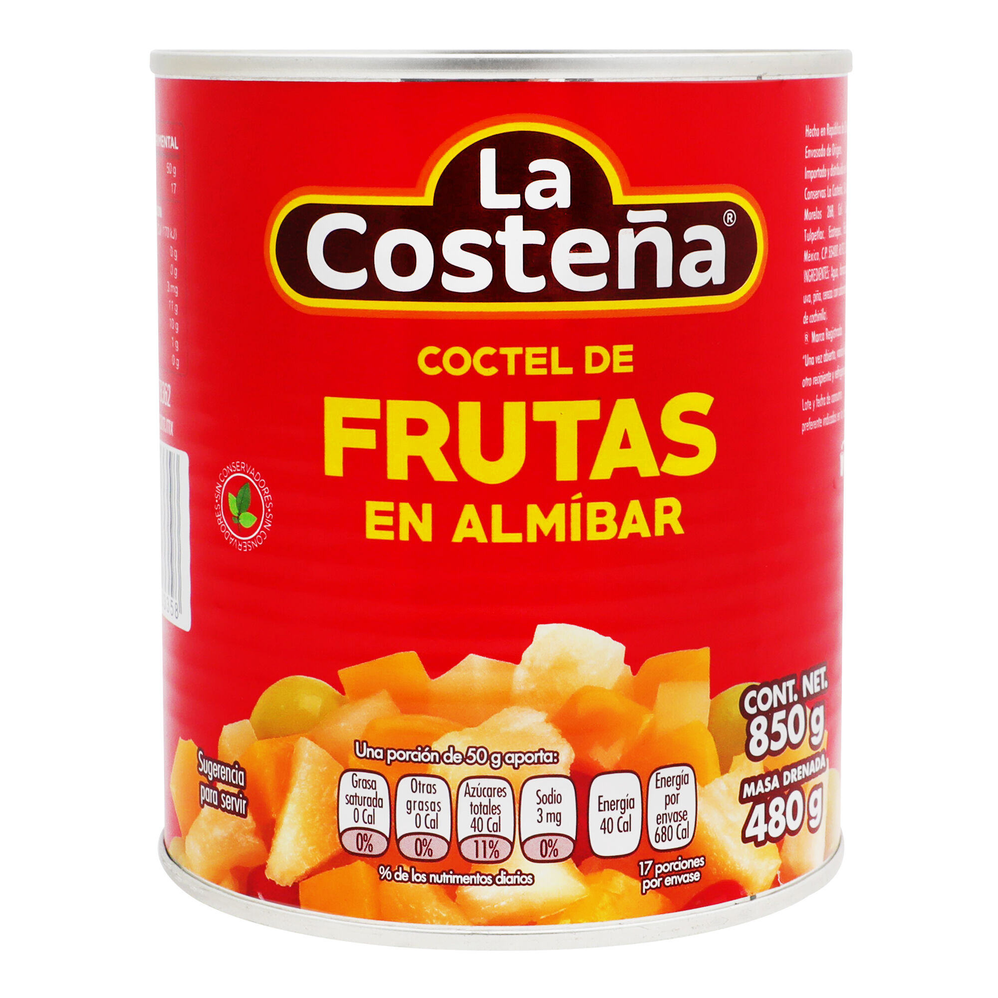 Coctel De Frutas La Costena 850.0 Gr