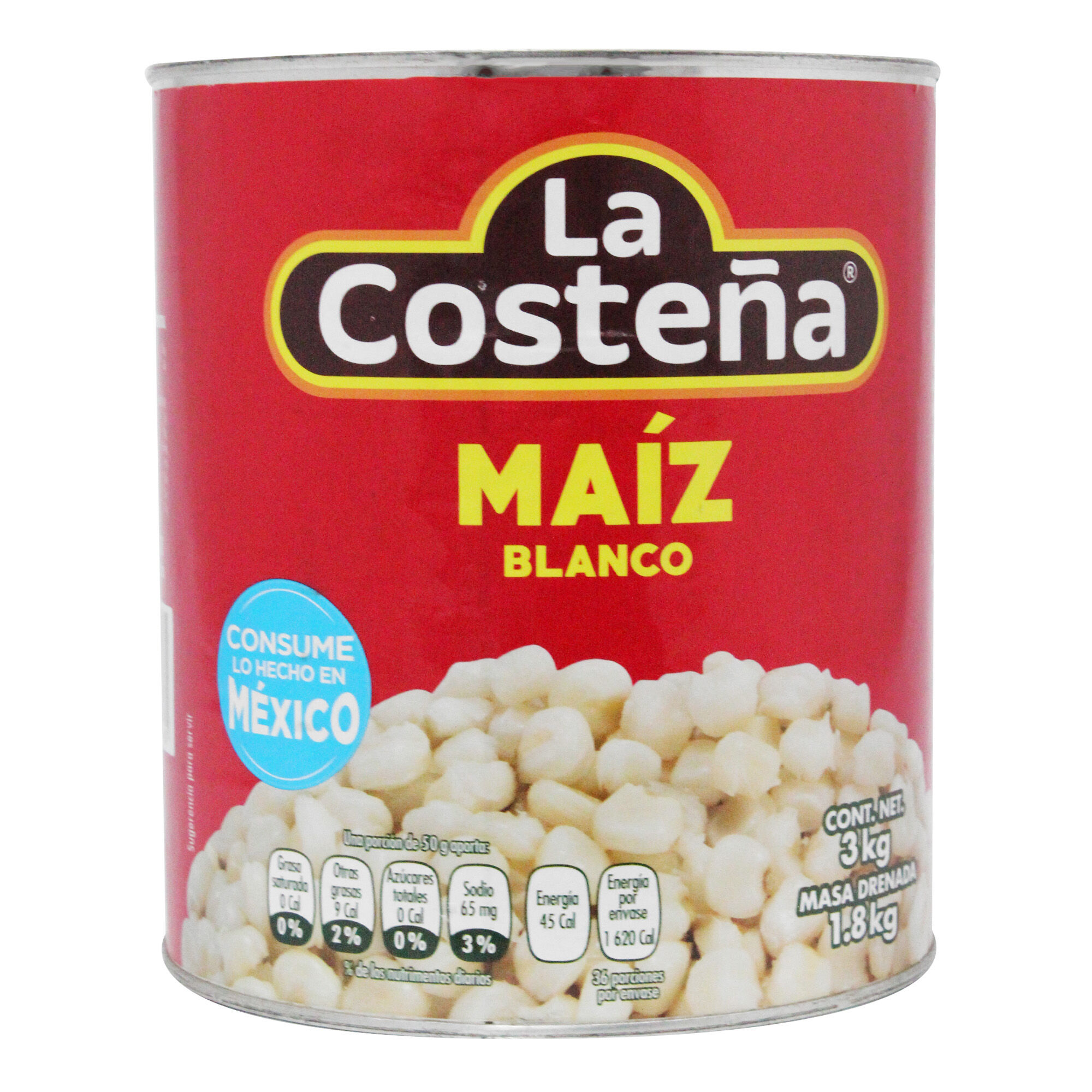 Ap Maiz Blanco La Costeña 3.0 Kg