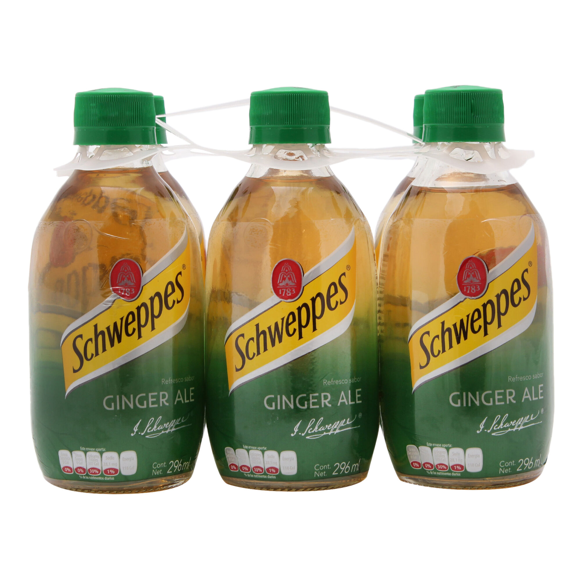 Soda Ginger Ale Schweppes 6.0 Pack