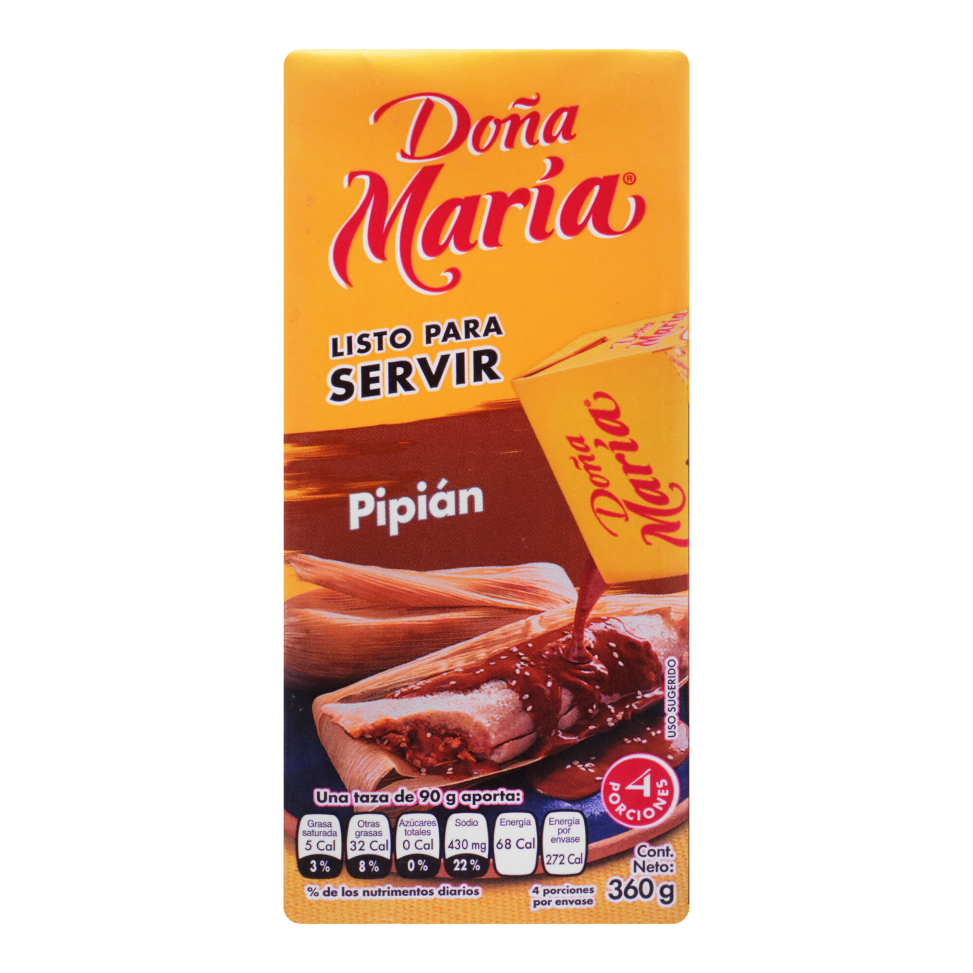 Mole Pipian Listo Para Servir Doña Maria 360.0 Gr