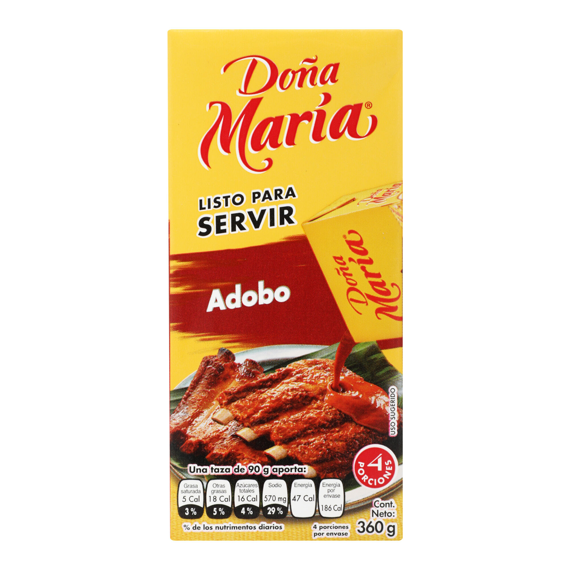 Mole En Adobo Listo Para Servir Doña Maria 360.0 Gr