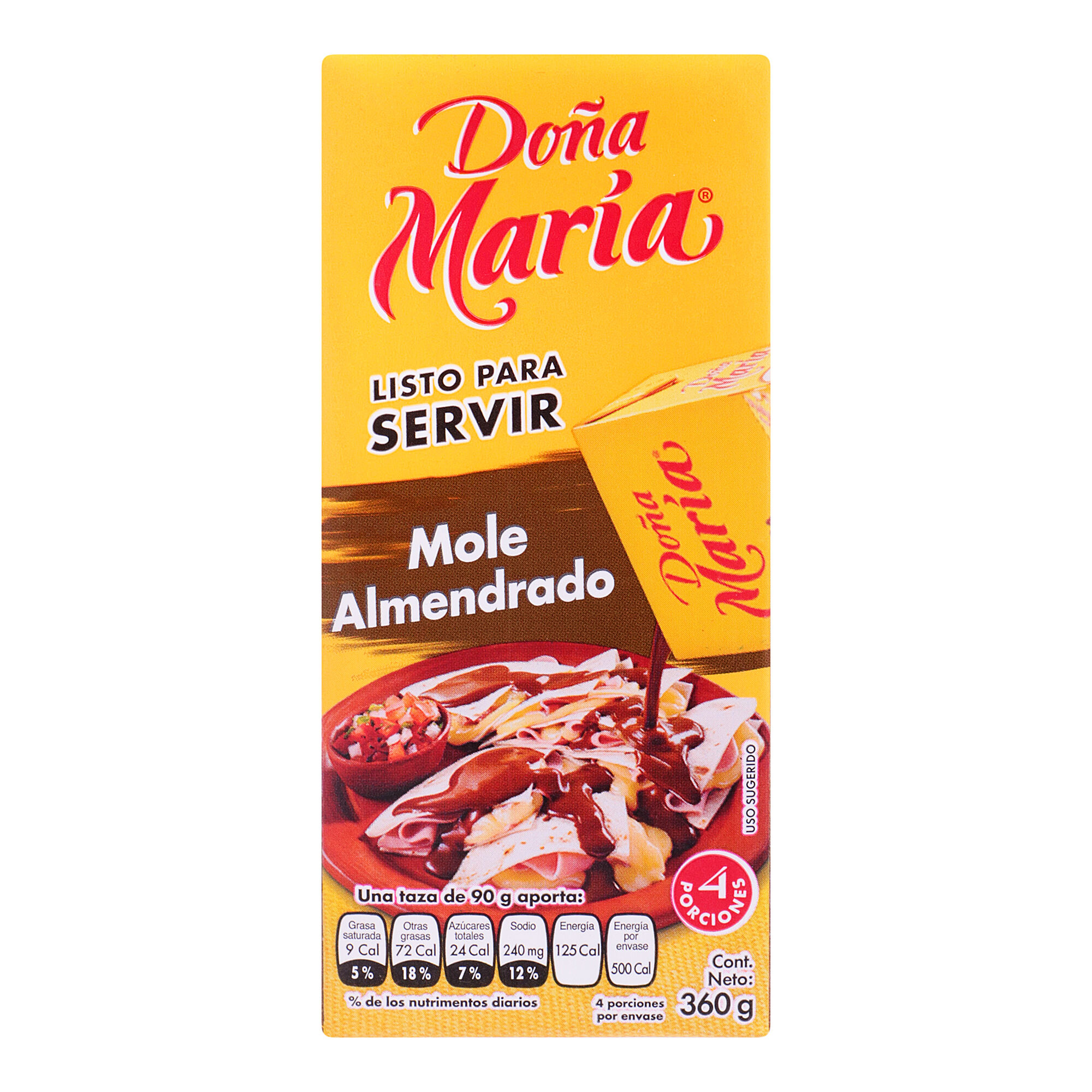 Mole Almendrado Listo Para Servir Doña Maria 360.0 Gr