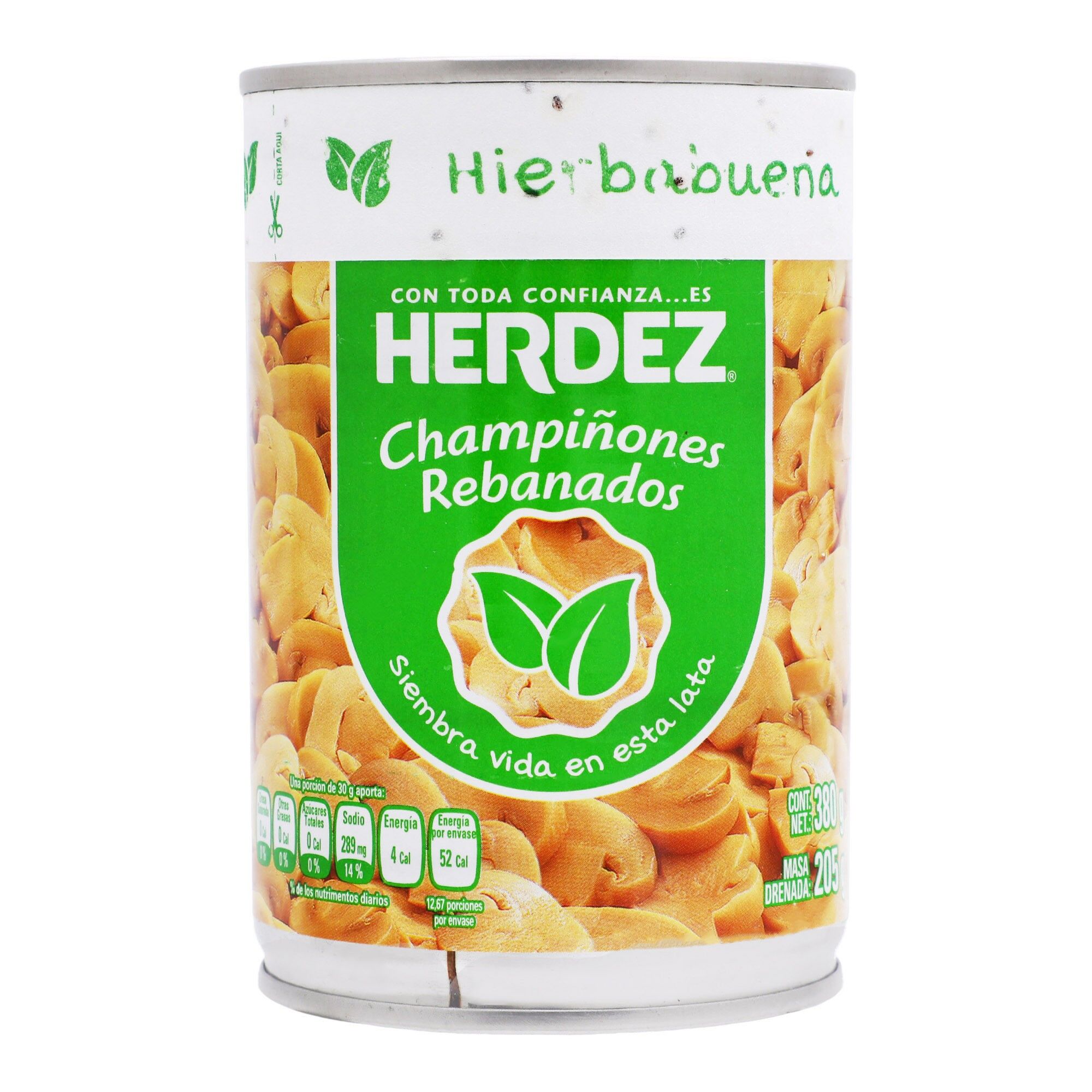 Champinon Rebanado Herdez 380.0 Gr