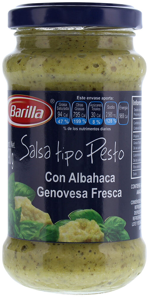 Salsa Spaguetti Pesto Genovese Barilla 190.0 Gr