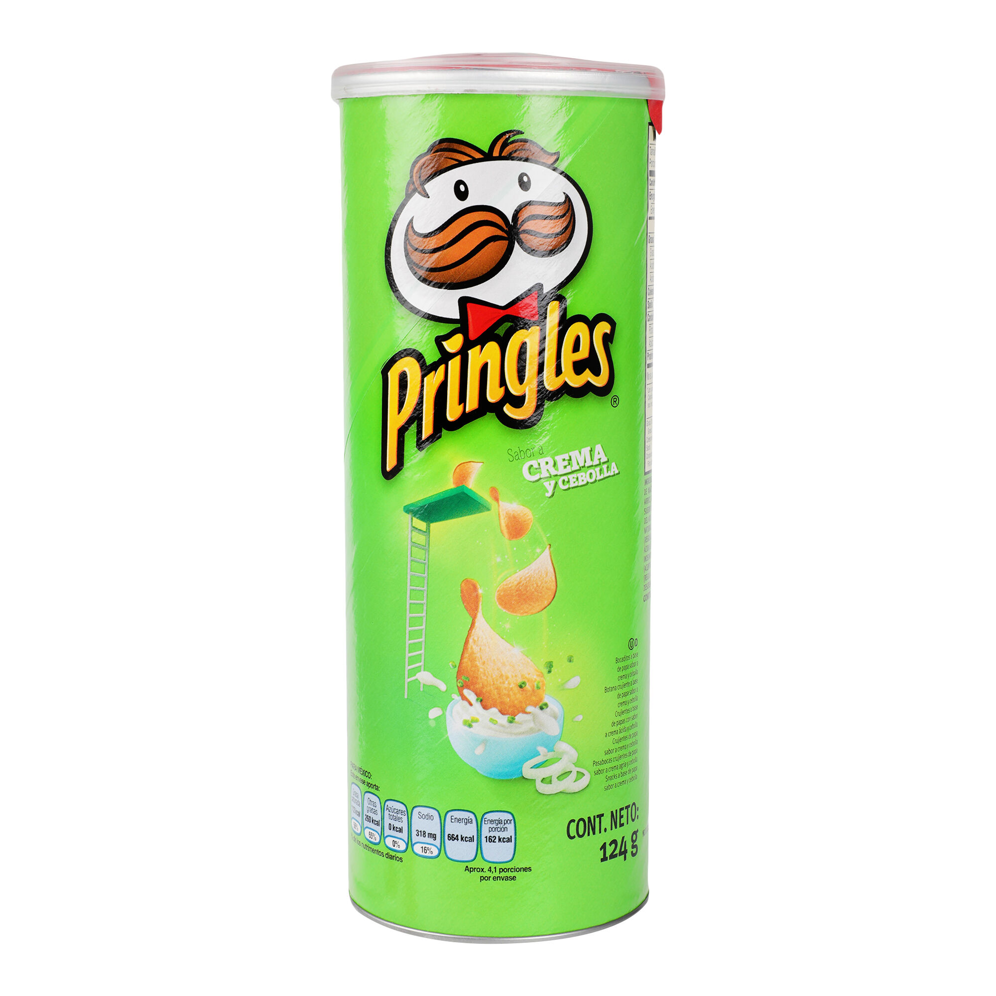 Papas Crema Y Cebolla Pringles 124.0 Gr
