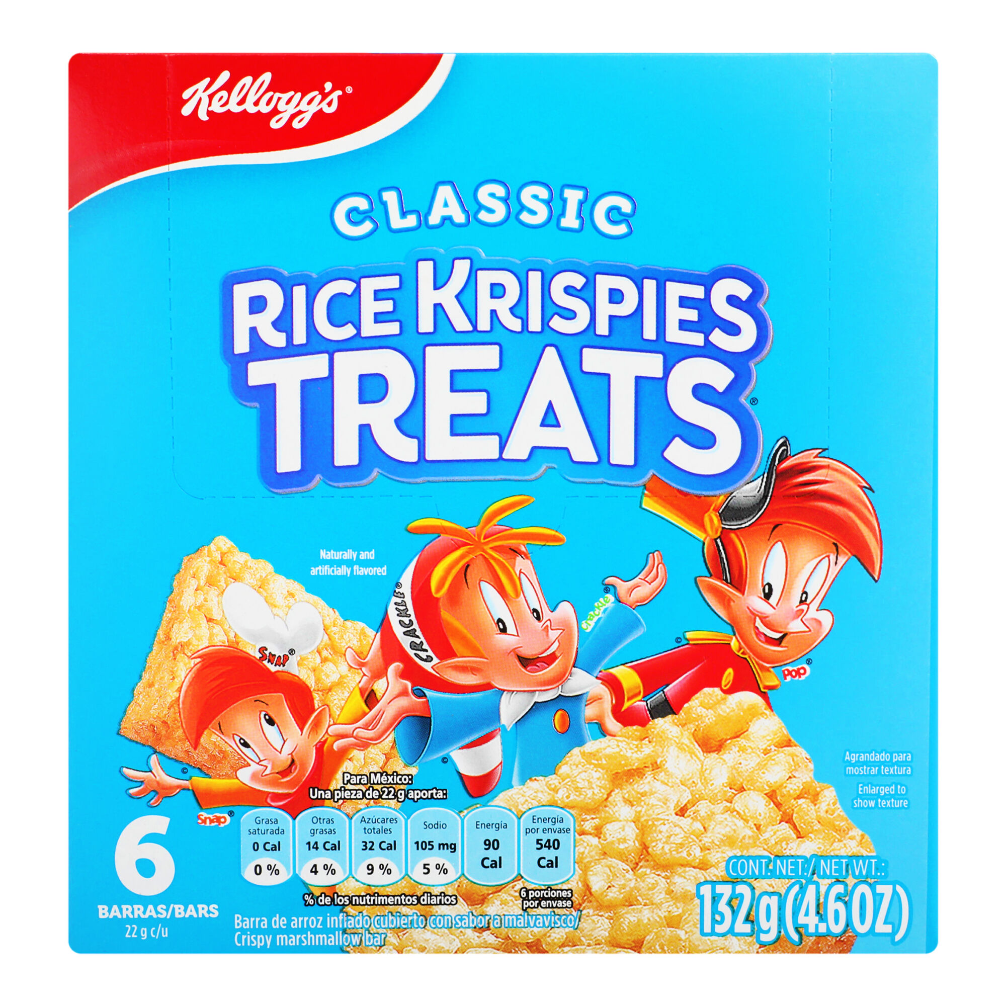 Barras Rice Krispies Treats Kelloggs 132.0 Gr