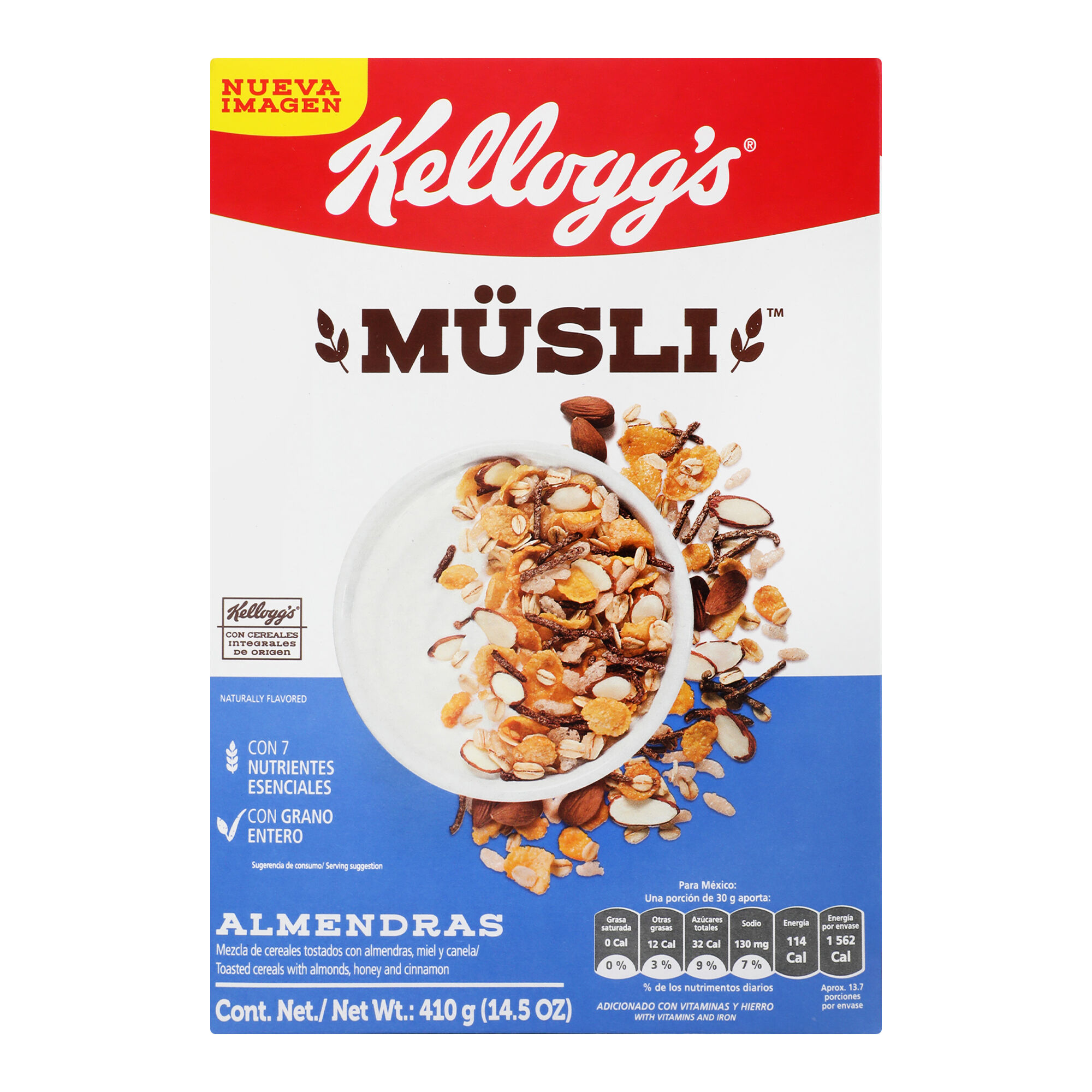 Cereal Musli Almendra Kelloggs 410.0 Gr