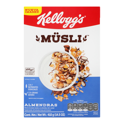 Cereal Musli Almendra Kelloggs 410.0 Gr