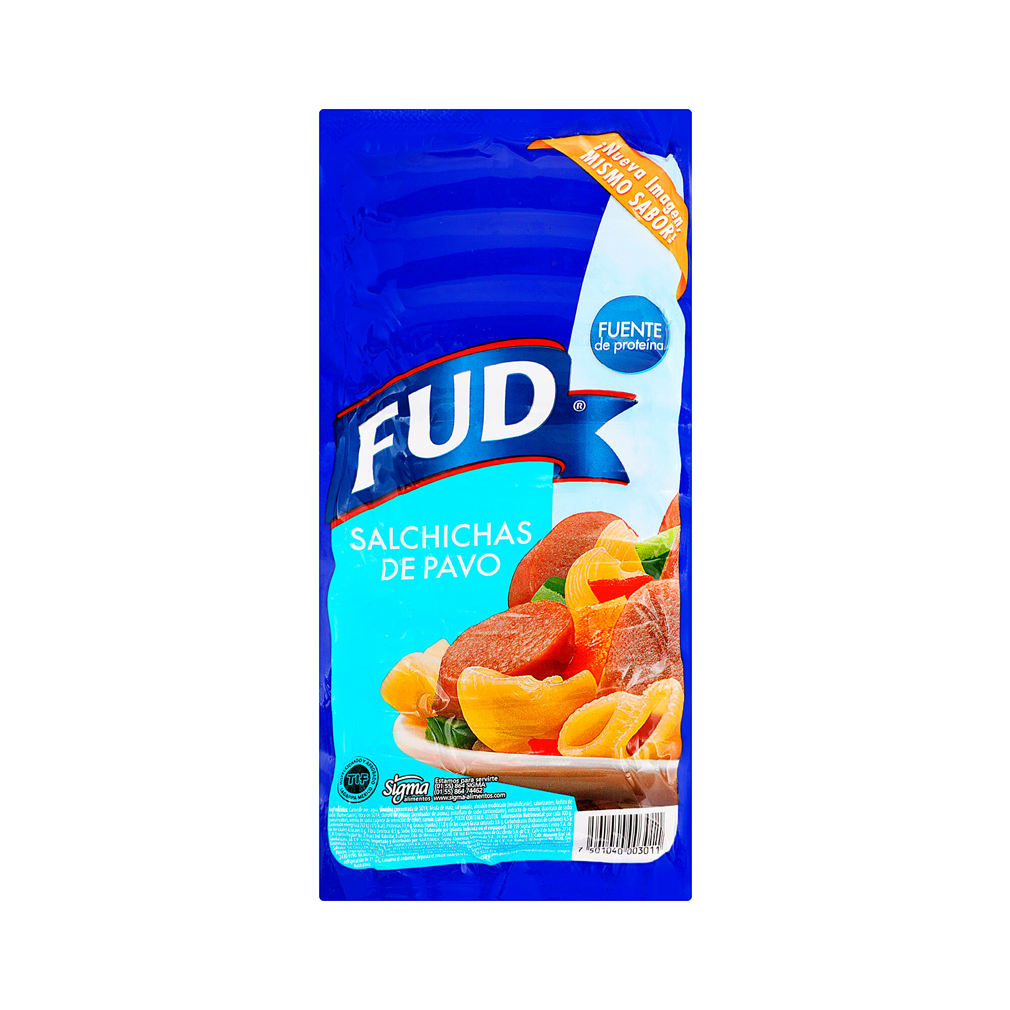Salchicha Pavo Turkey Line Fud 1.0 Kg