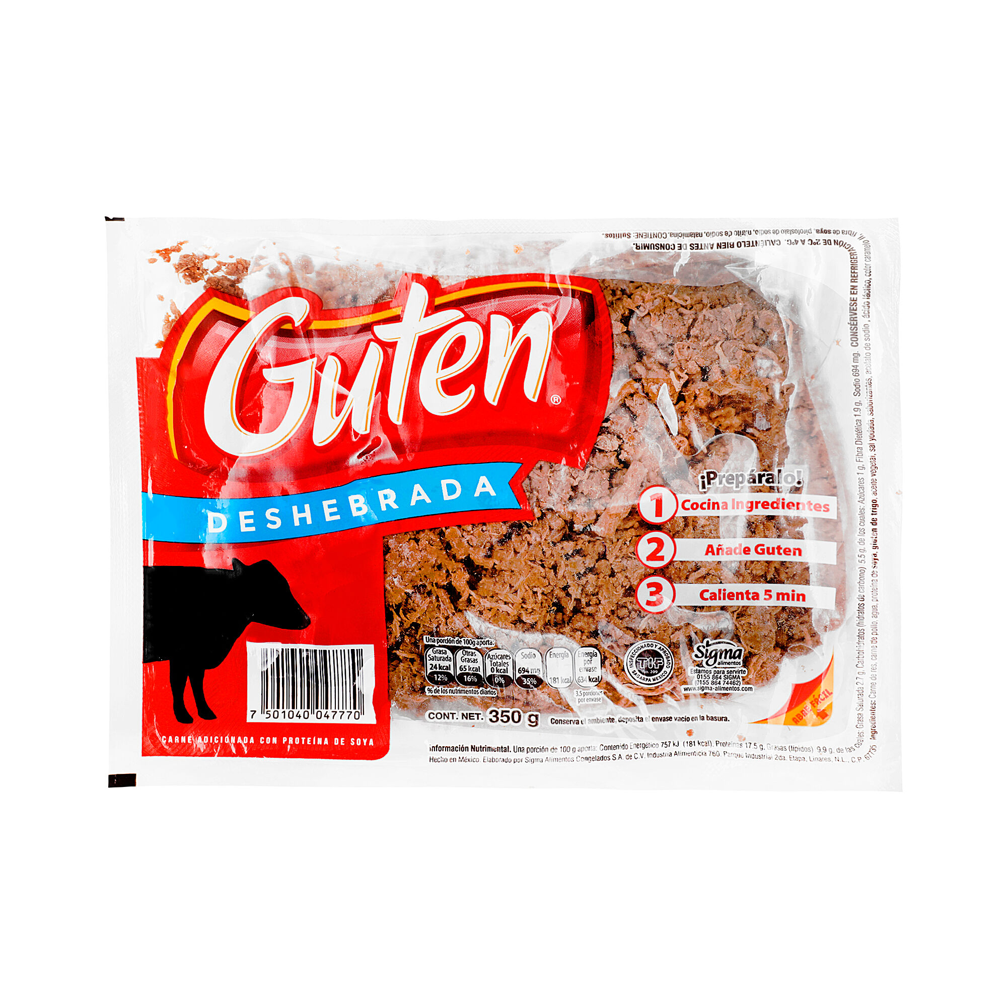 Carne Deshebrada Guten 350.0 Gr