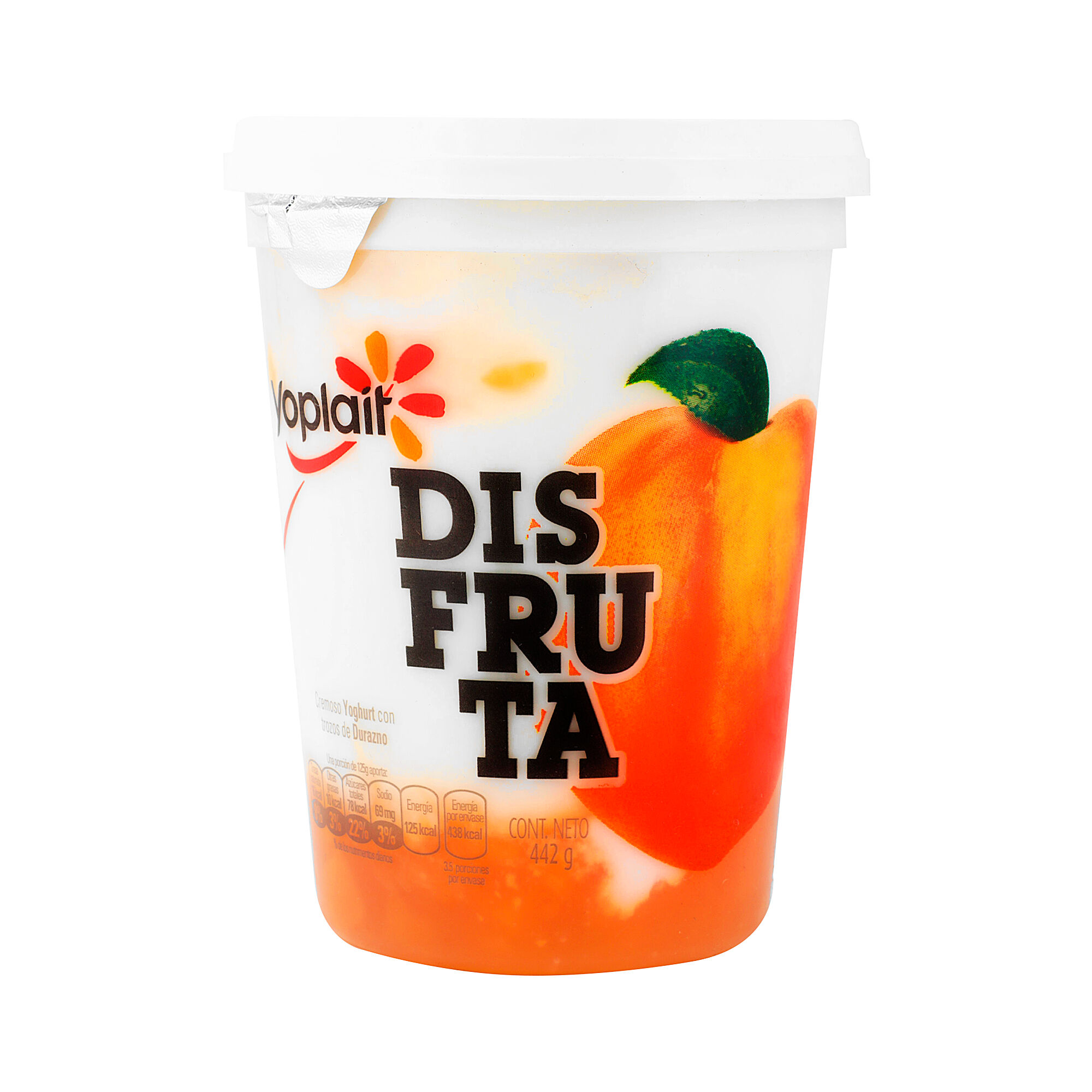 Yoghurt Durazno Disfruta 442.0 Gr