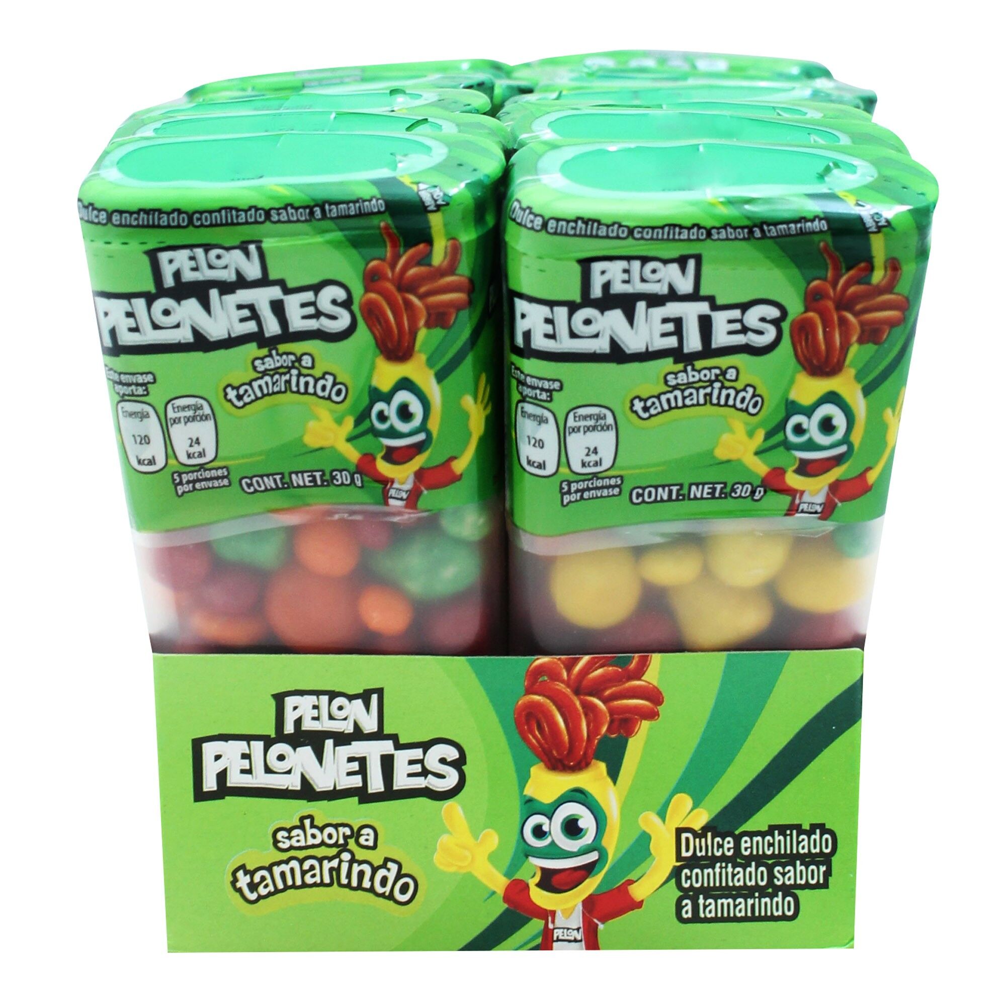 Dulces Pelonetes De Tamarindo Pelon Pelo Rico 30.0 Gr