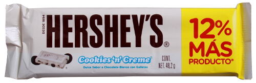 Cookiesn Creme Chocolate Hersheys 43.0 Gr