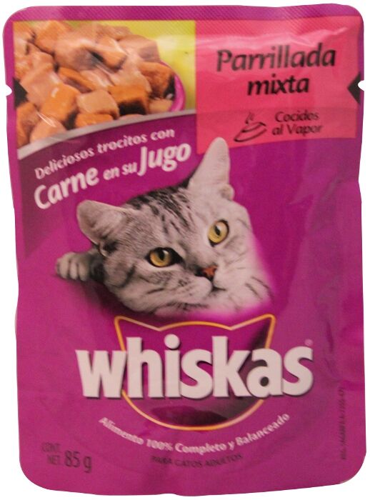 Comida Gato Parrillada Mixta Whiskas 85.0 Gr
