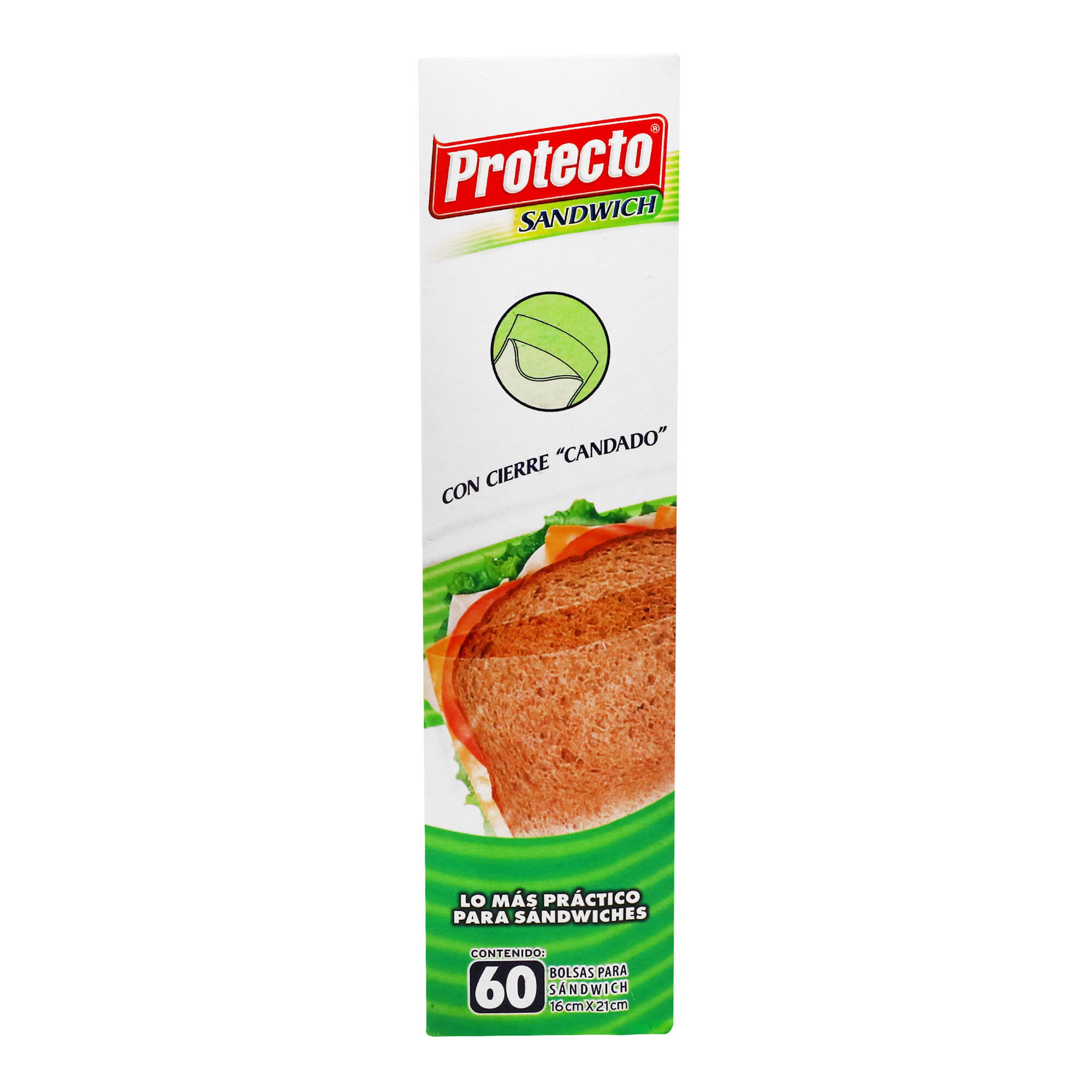 Bolsa Cocina Sandwich 16x21cm Protecto 60.0 Pza