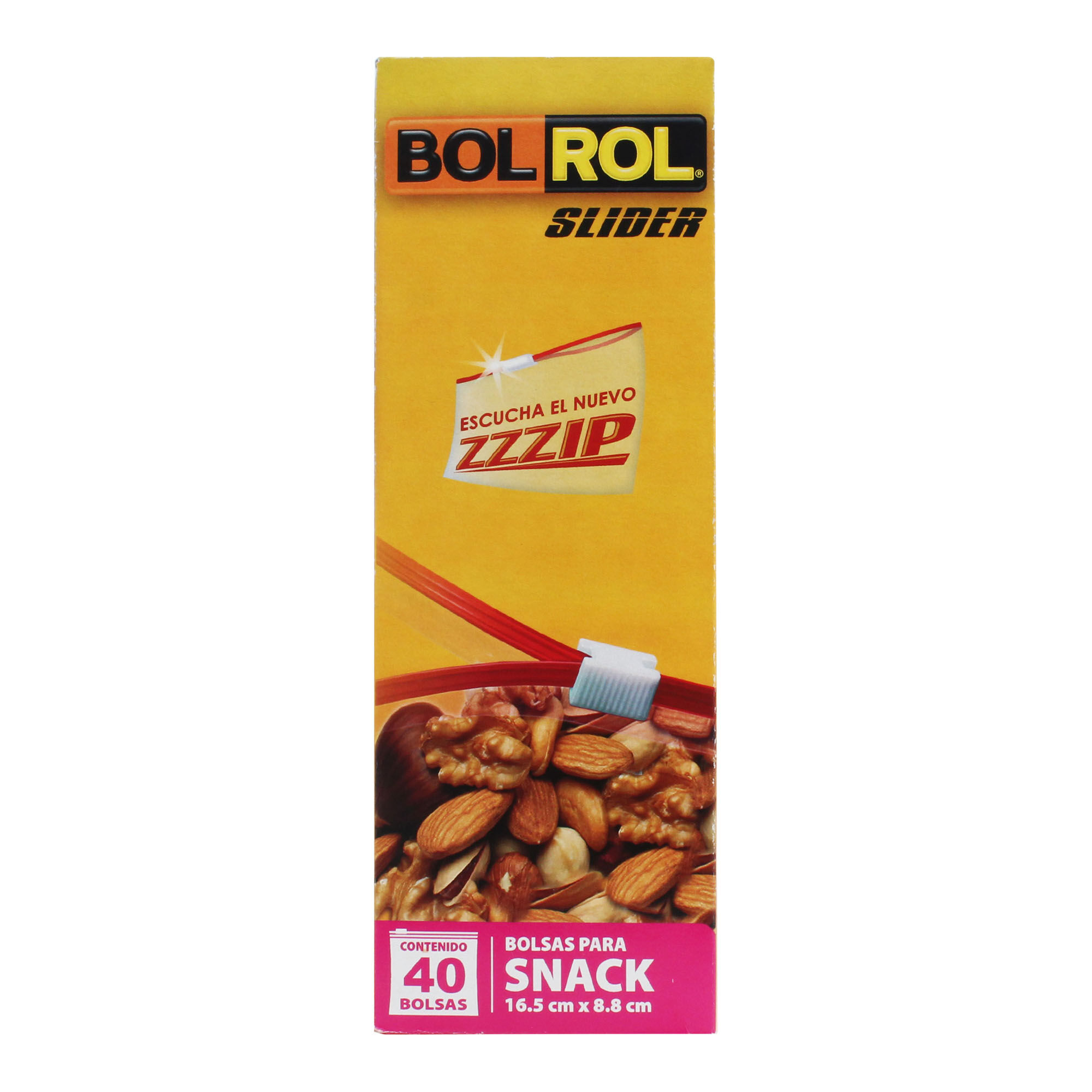 Bolsa Cocina Snack Slider Bol Rol 40.0 Pza
