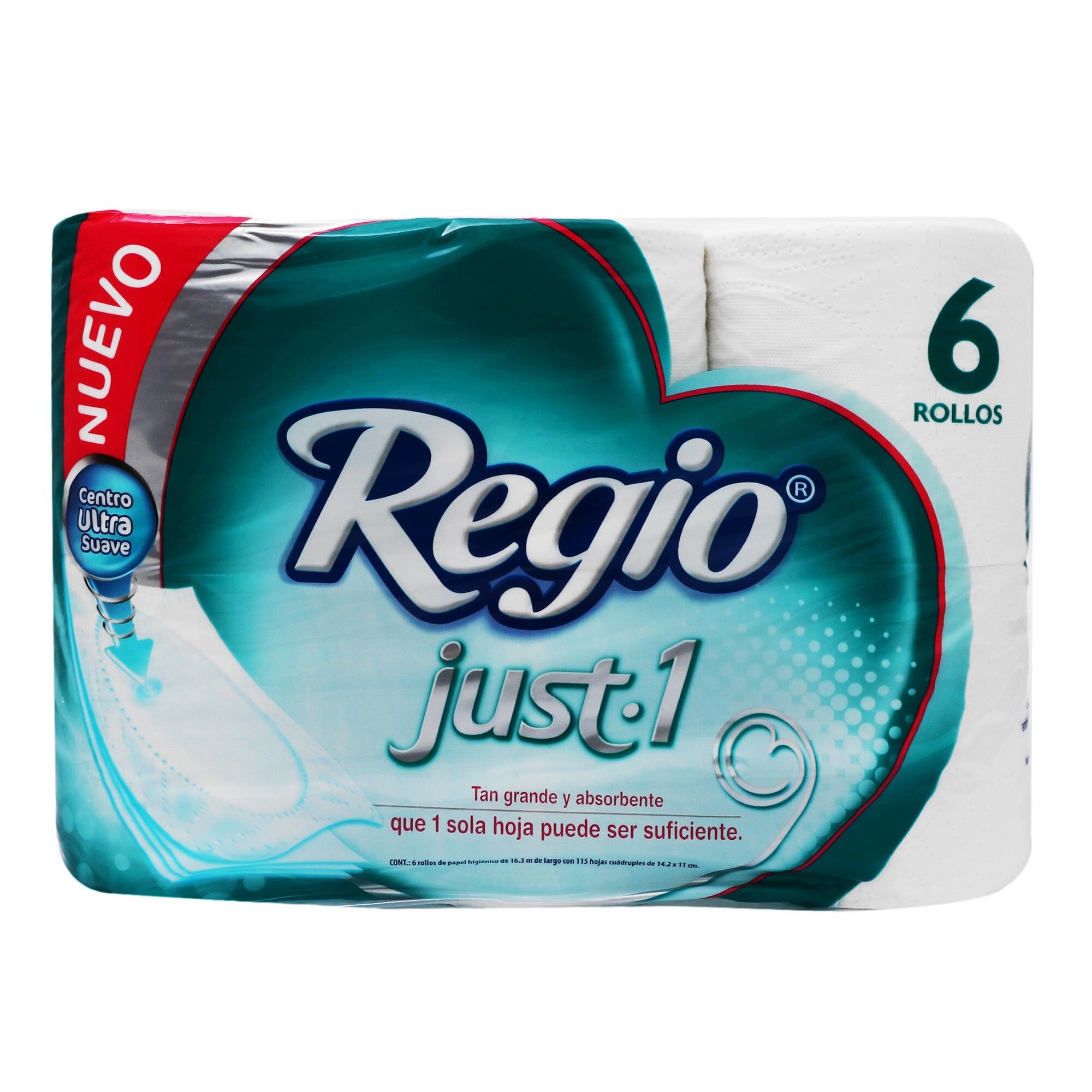 Papel Higienico Just One 115 Hc Regio 6.0 Pza