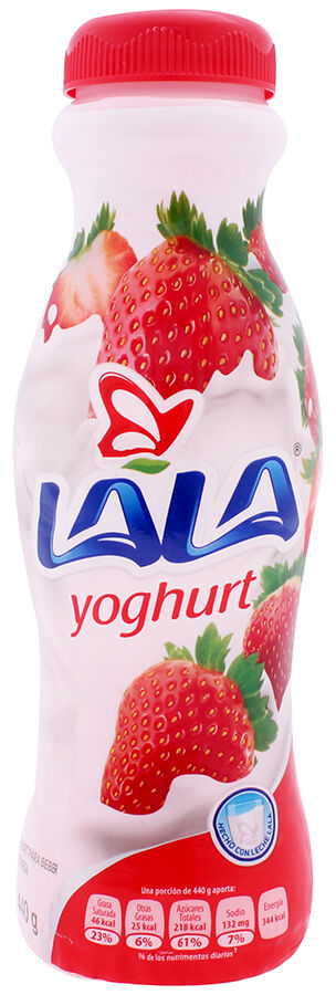 Yoghurt Bebible Fresa Lala 440.0 Gr