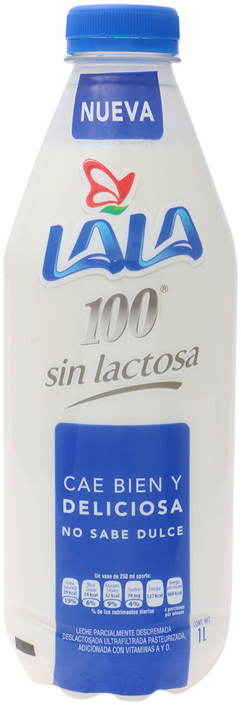 Leche Calcio Sin Lactosa Lala 100 1.0 Lt