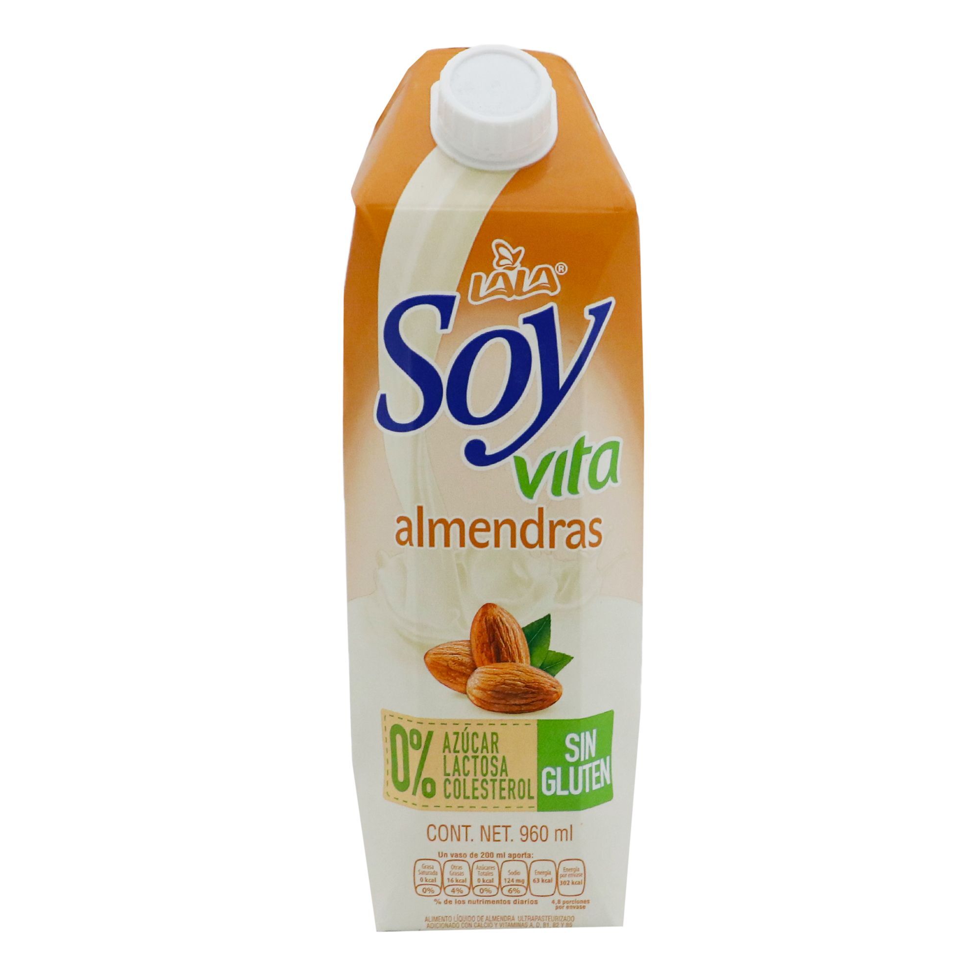 Alimento Liquido Almendra Soy Vita 960.0 Ml