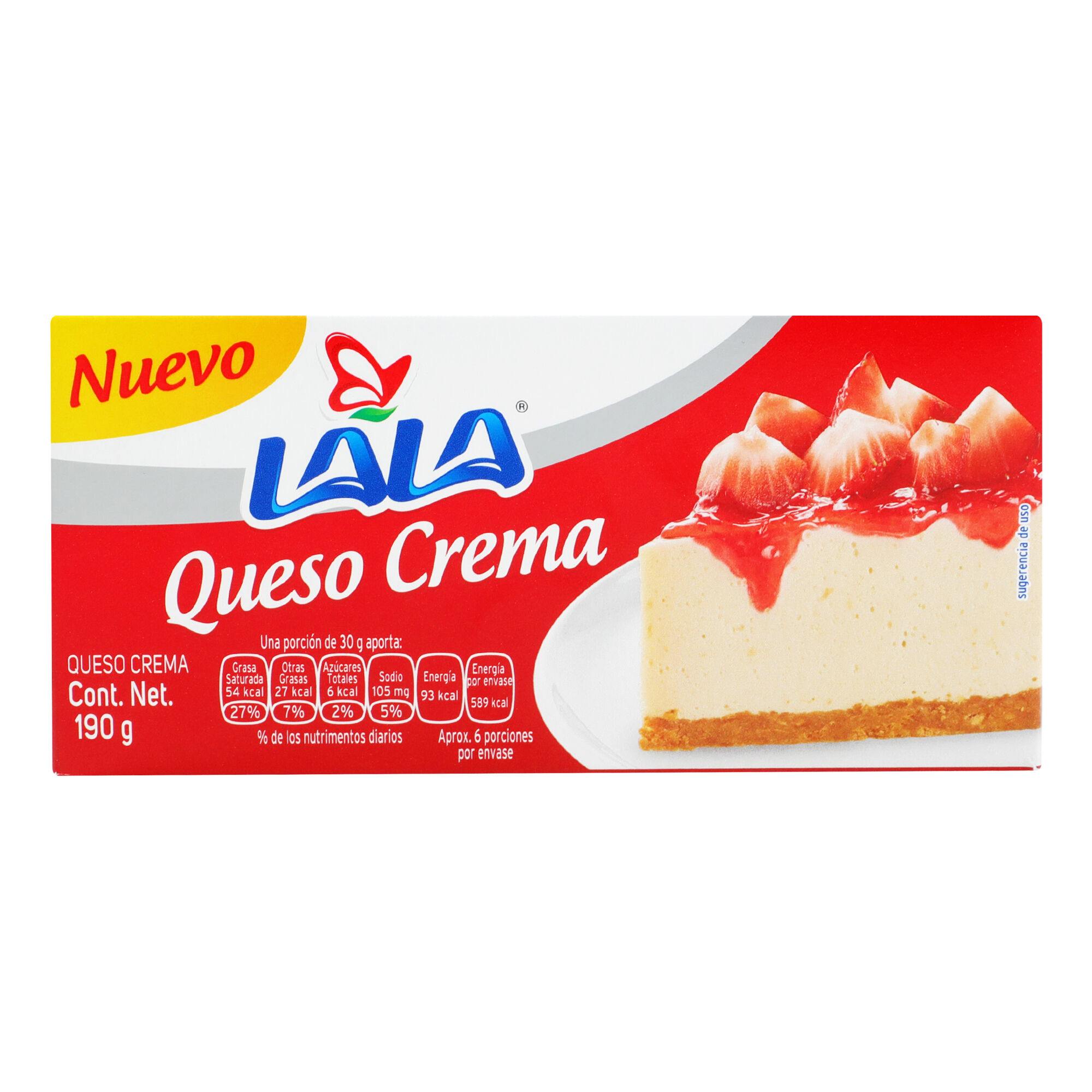 Queso Crema Lala 190.0 Gr