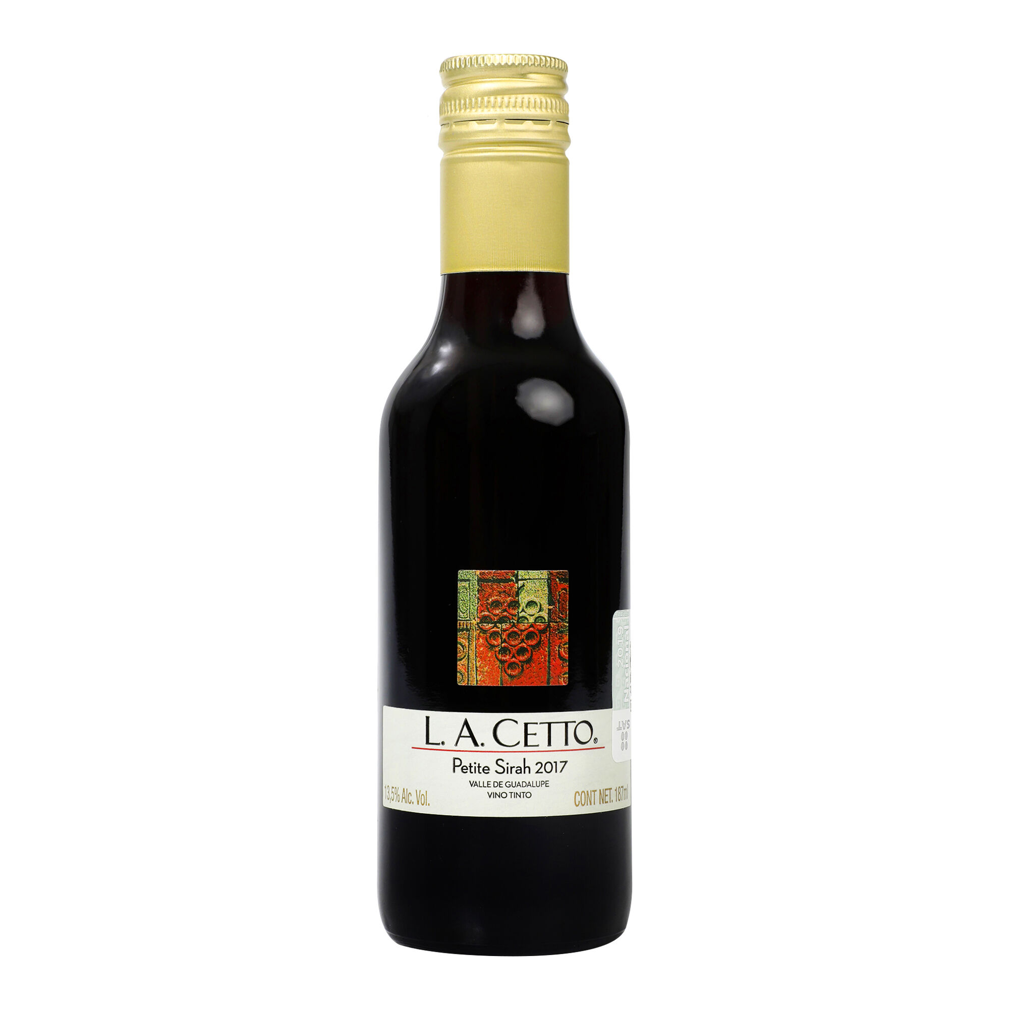 Vino Tinto Petit Sirah L.A. Cetto 187 Ml