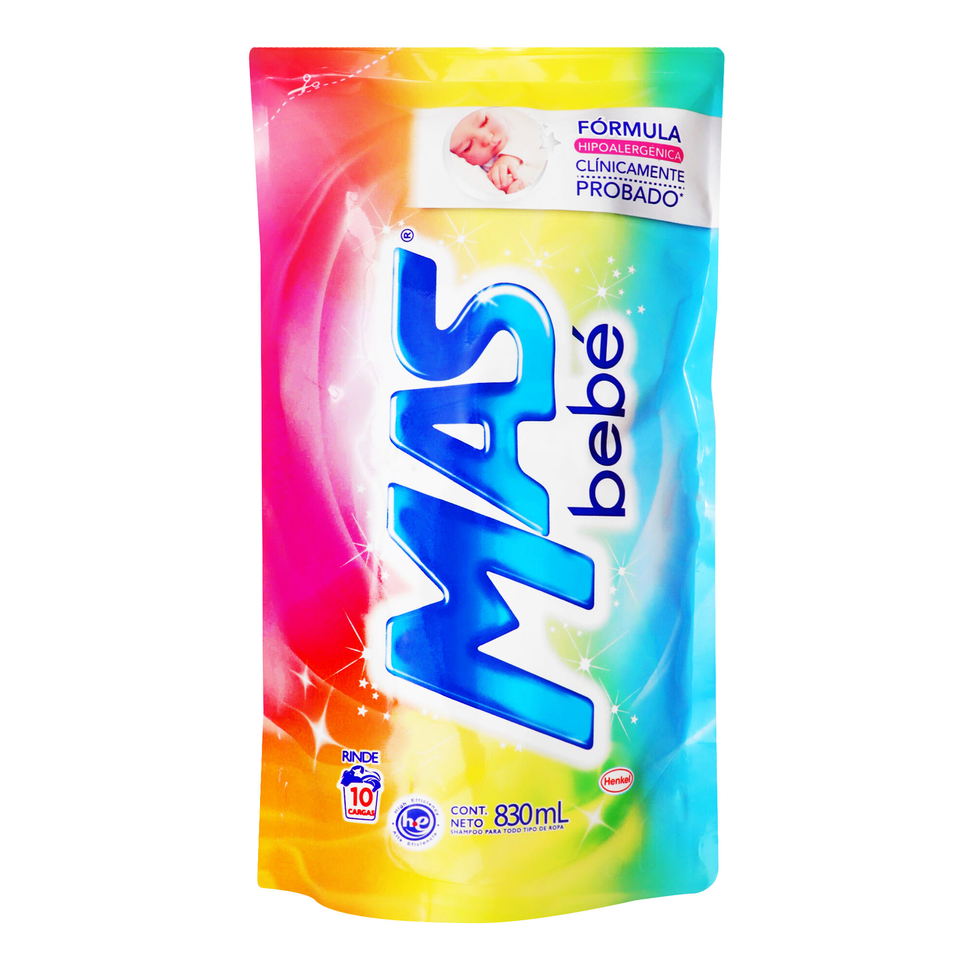Detergente Liquido Bebe Mas 830.0 Ml