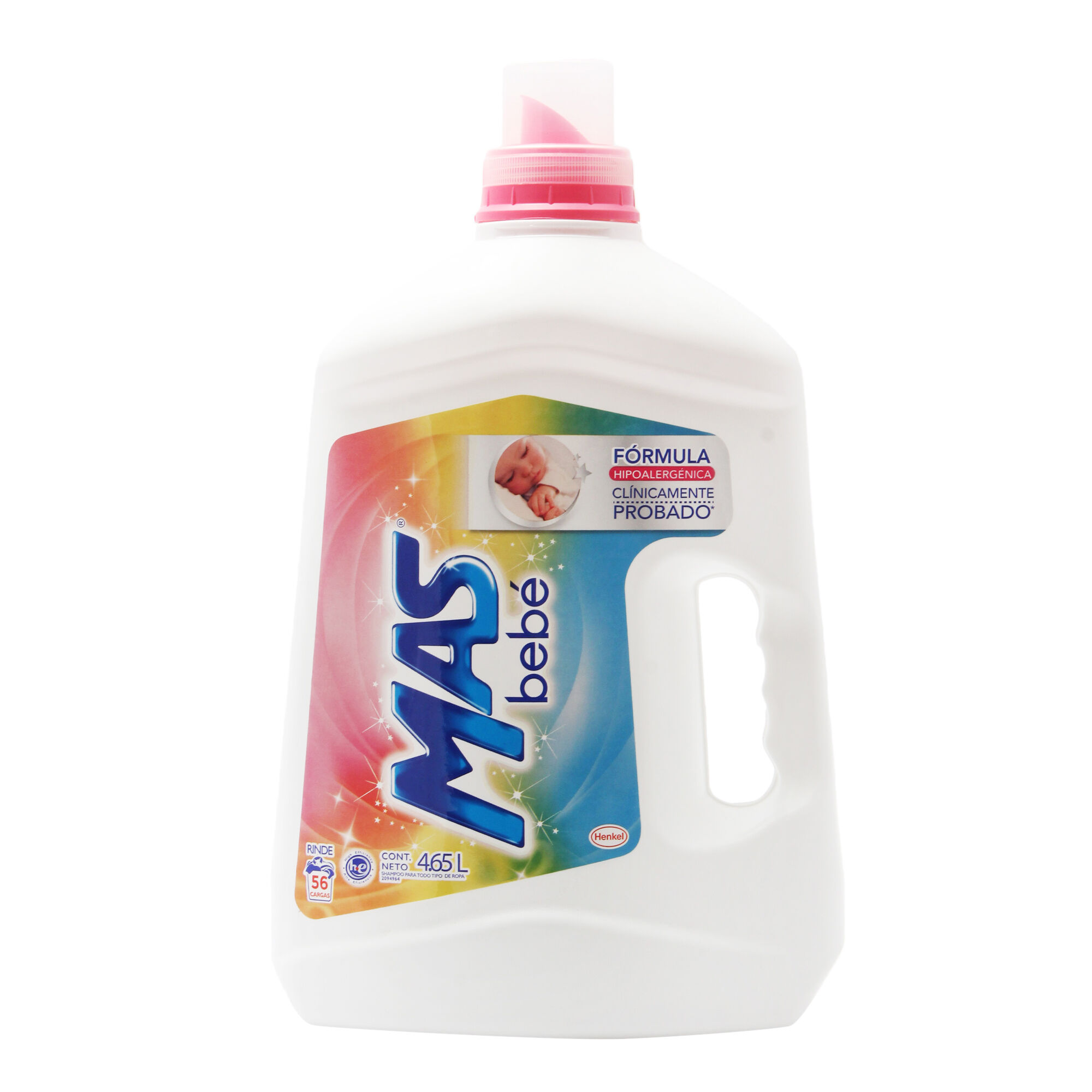 Detergente Liquido Bebe Mas 4.65 Lt