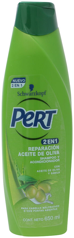 Shampoo 2 En 1 Aceite De Oliva Pert 650.0 Ml
