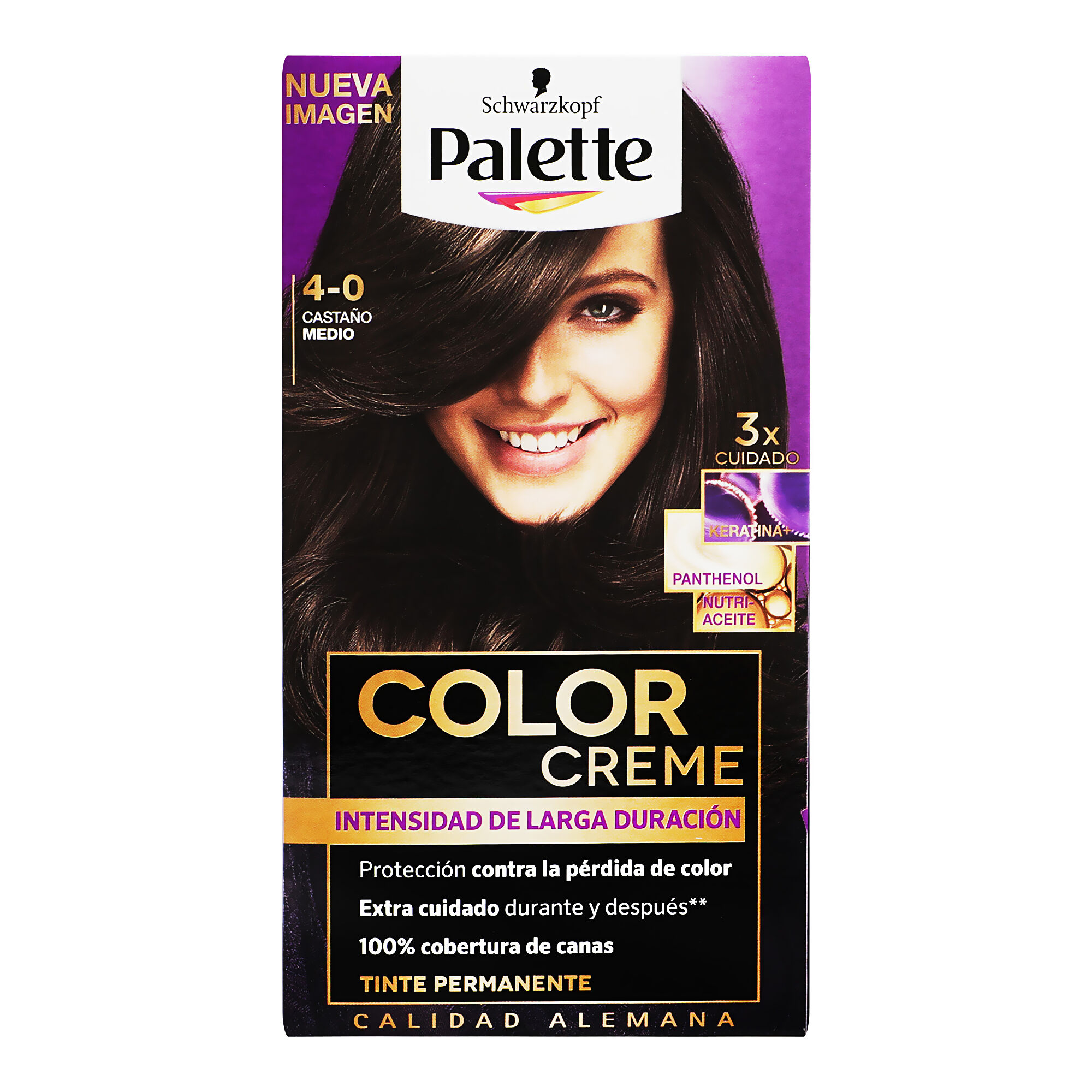 Tinte Cabello Castaño Medio 4 0 Palette 1.0 Pza