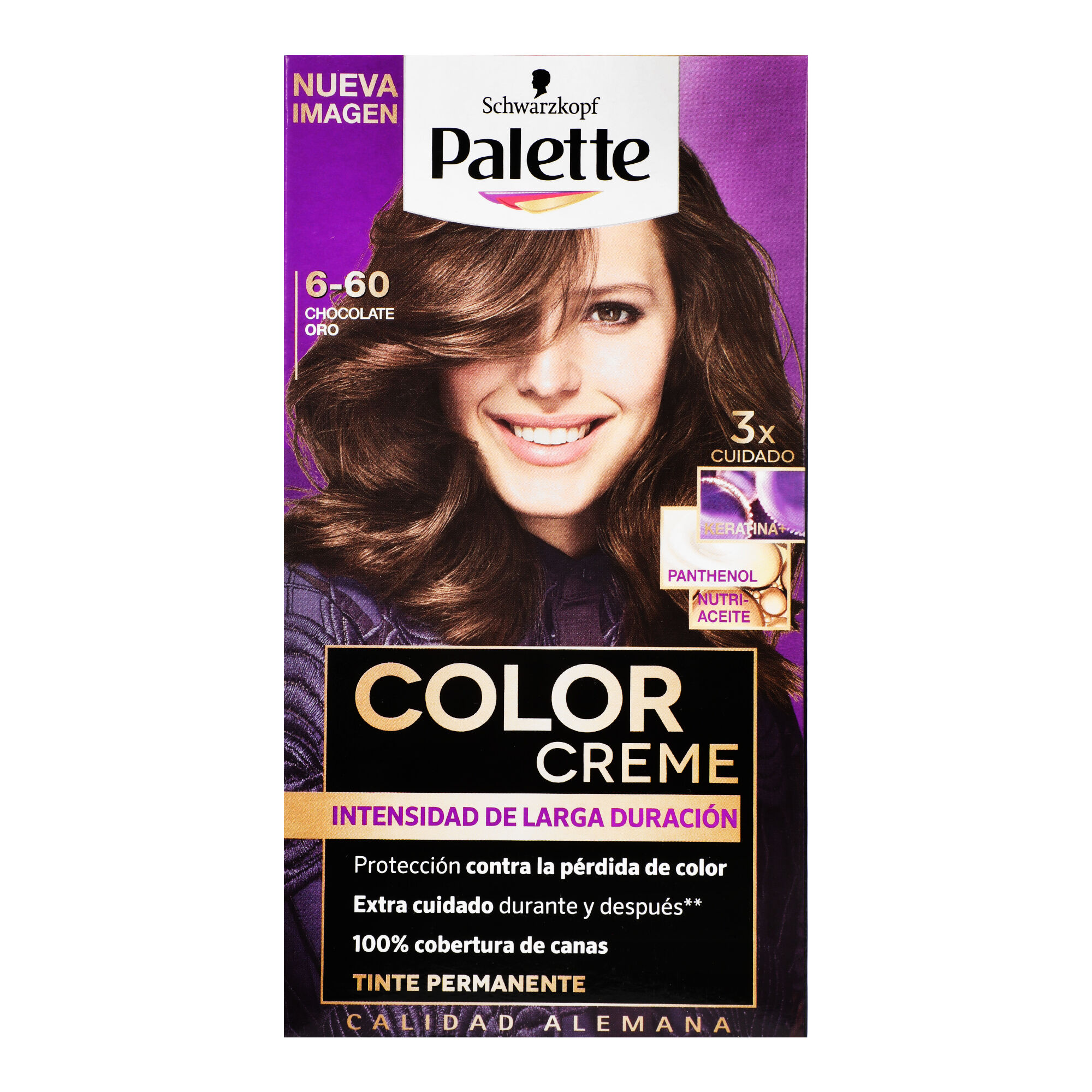 Tinte Cabello Chocolate Oro #6 60 Palette 1.0 Pza