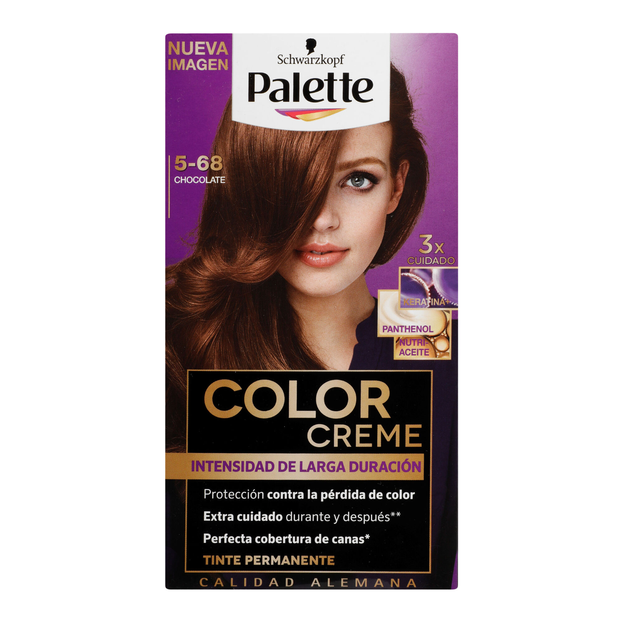 Tinte Cabello Chocolate #5 68 Palette 1.0 Pza
