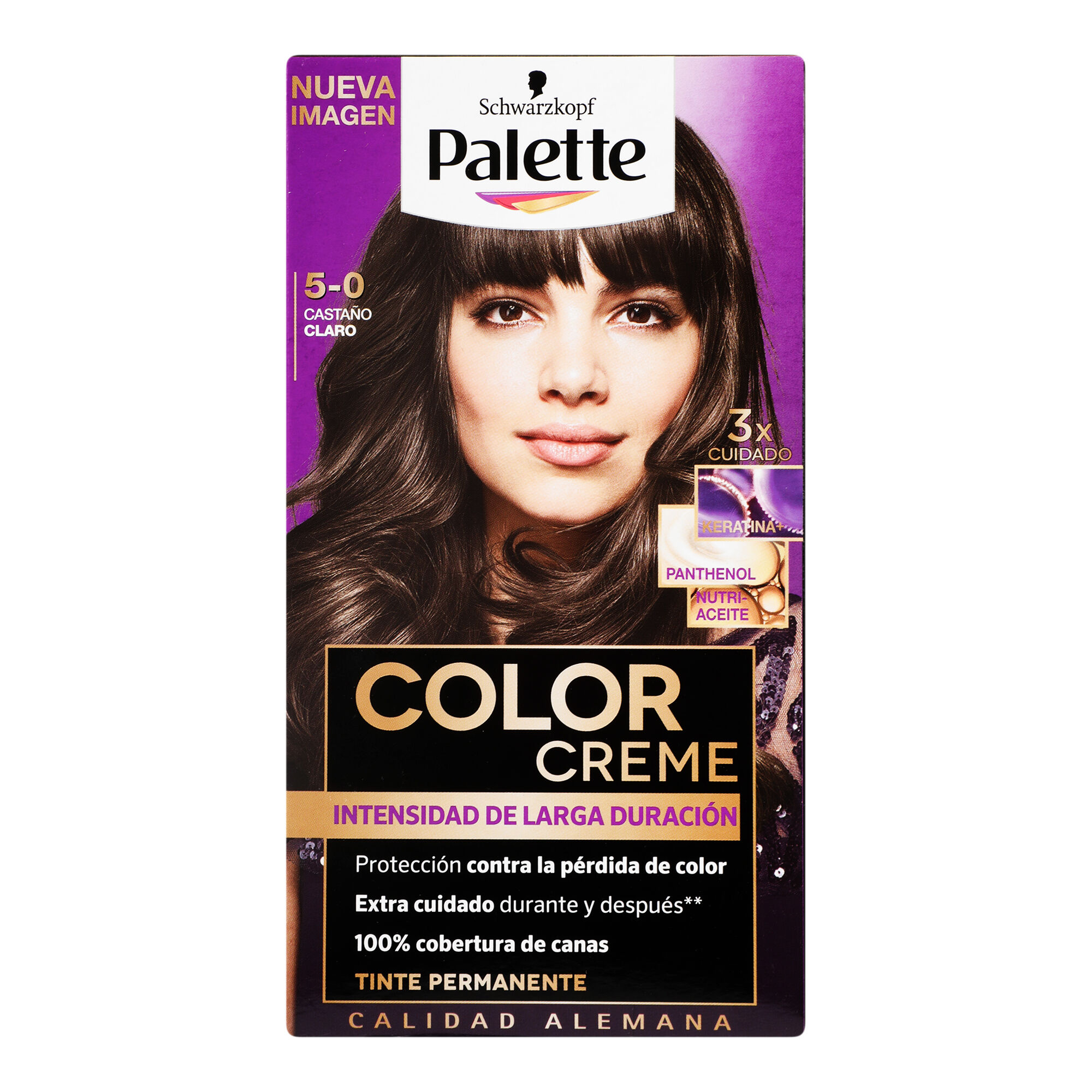 Tinte Cabello Castaño Claro #5 0 Palette 1.0 Pza