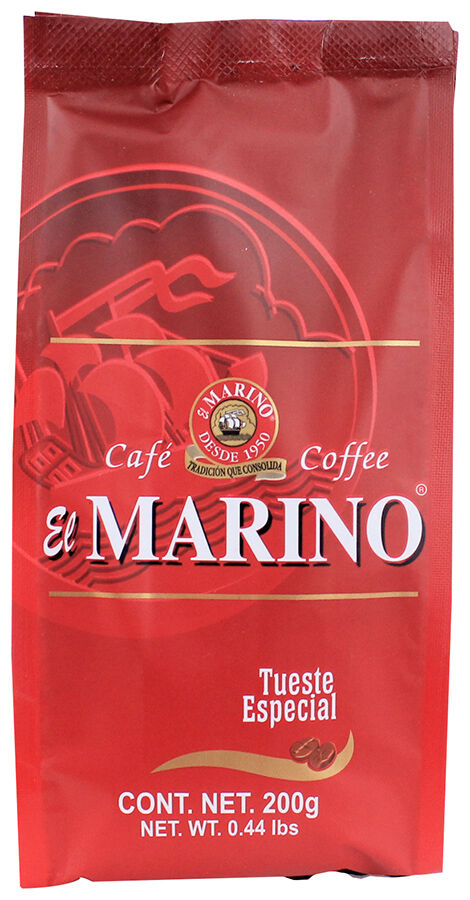 Cafe 100% Puro Tueste Especial Cafe El Marino 200.0 Gr