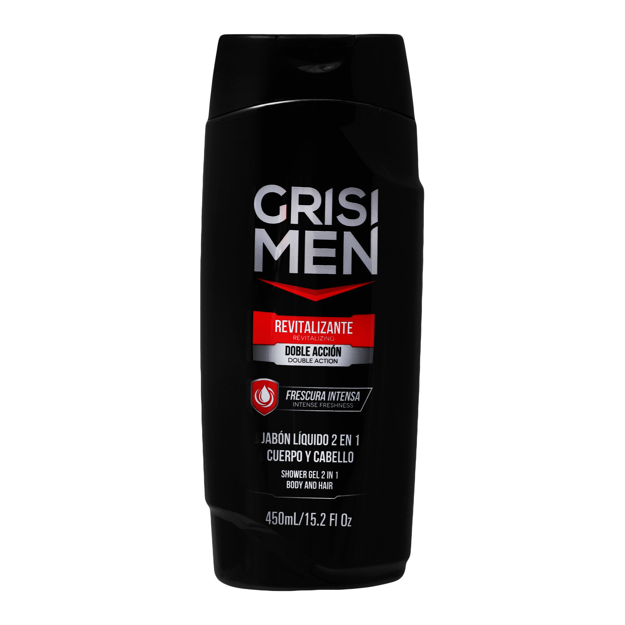 Jabon Liquido 2 En 1 Revitalizante Grisi Men 450.0 Ml